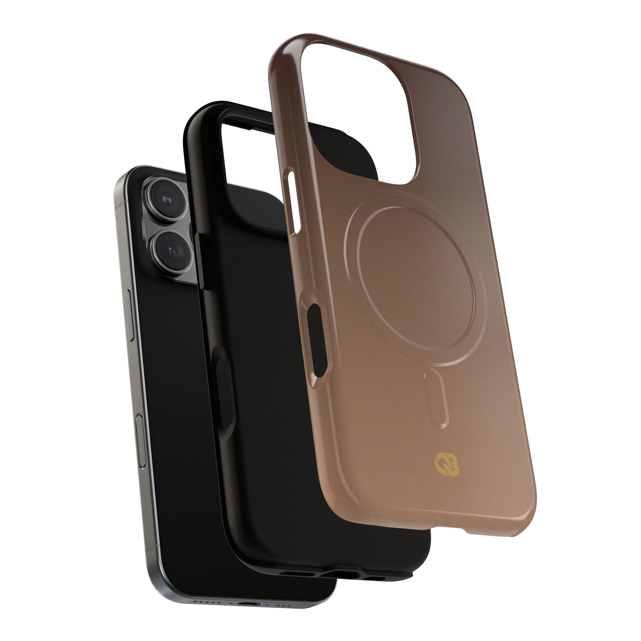 Brown Tough 2.0 Magsafe Phone Case for iPhone - Smoked Caramel Fade
