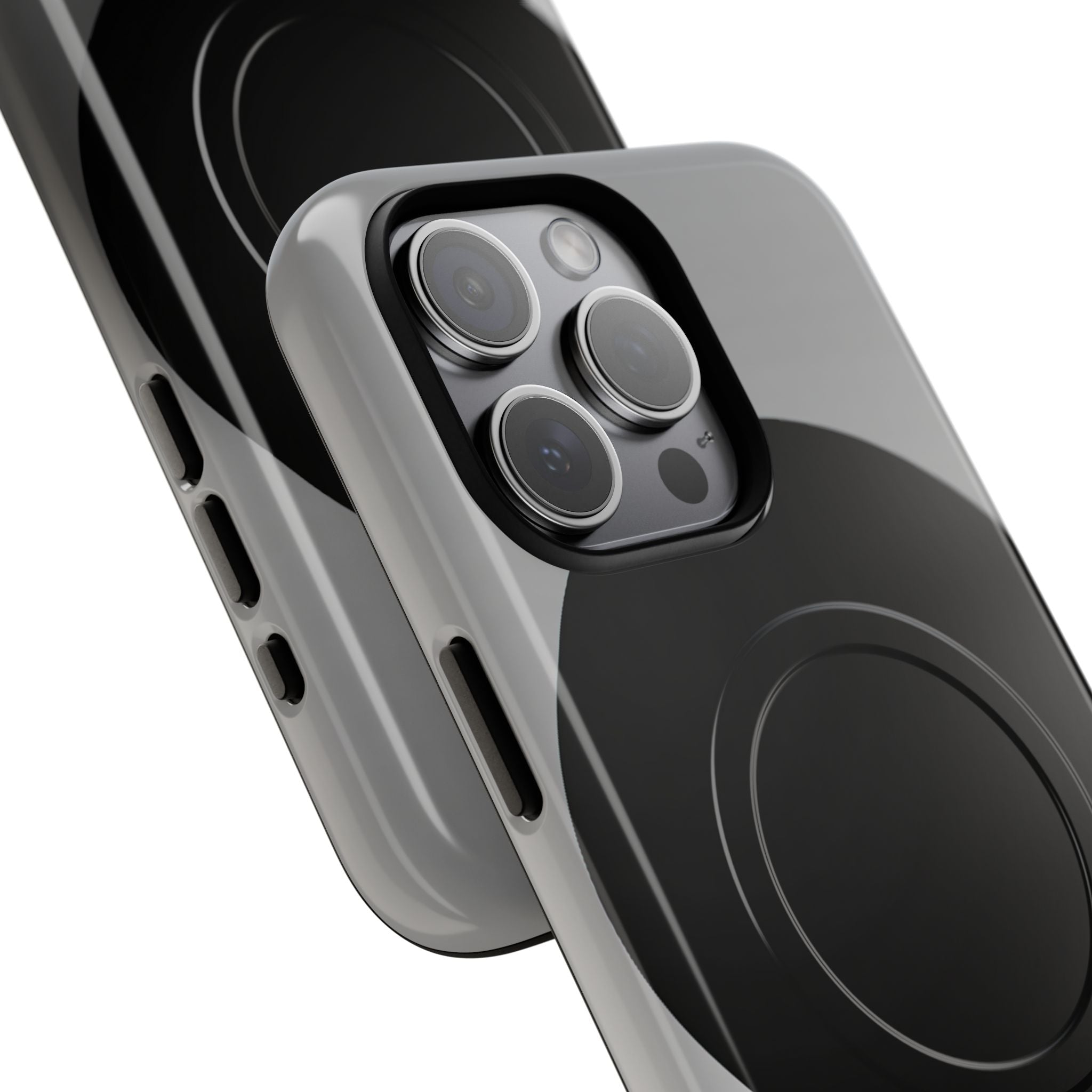Grey Tough 2.0 Magsafe Phone Case for iPhone - Matte Onyx Sphere