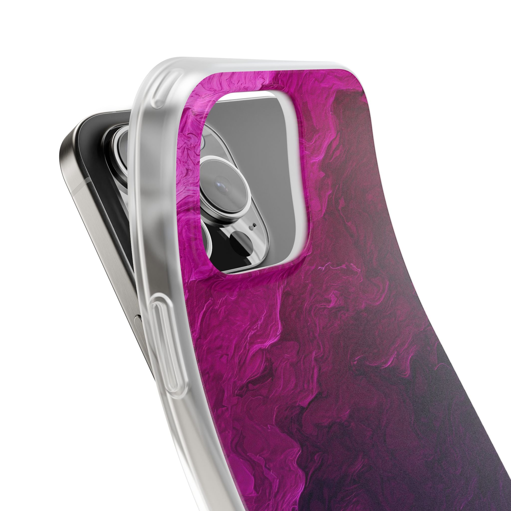 Violet Swirl iPhone 16 Pro Max Case - Soft