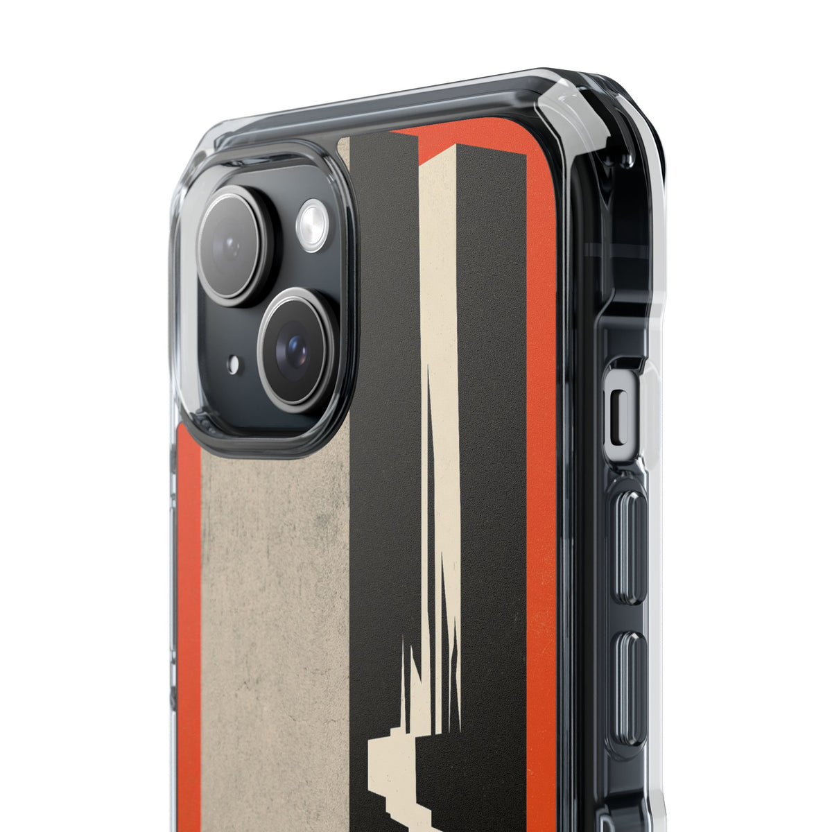Orange Impact MagSafe Phone Case for iPhone - Orange Monolith Rift