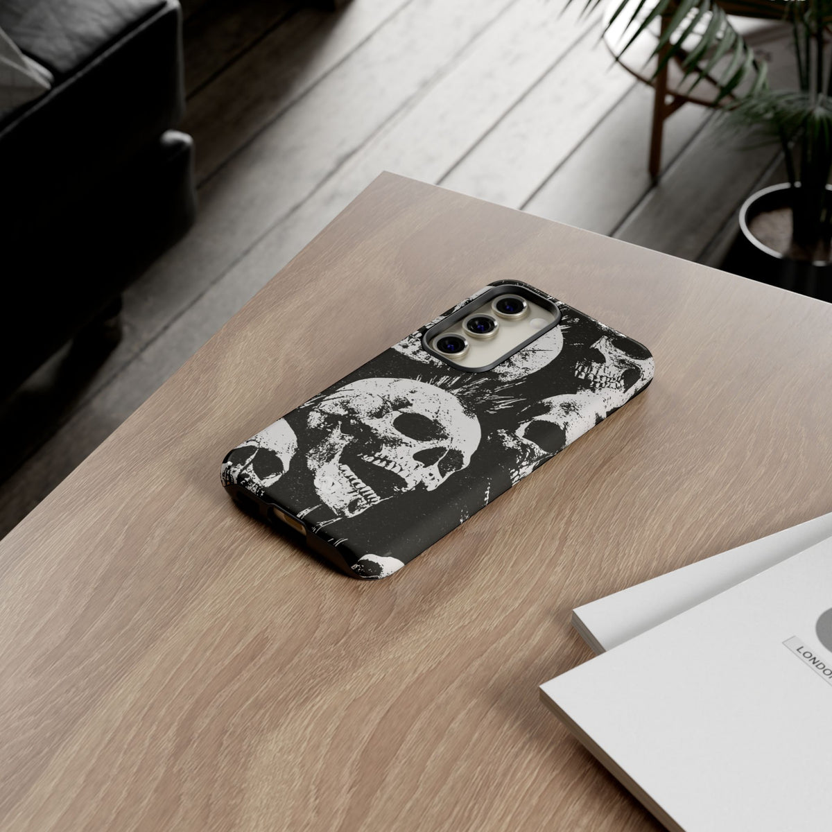 Punk Skull Riot · Tough Phone Case for Samsung · Black