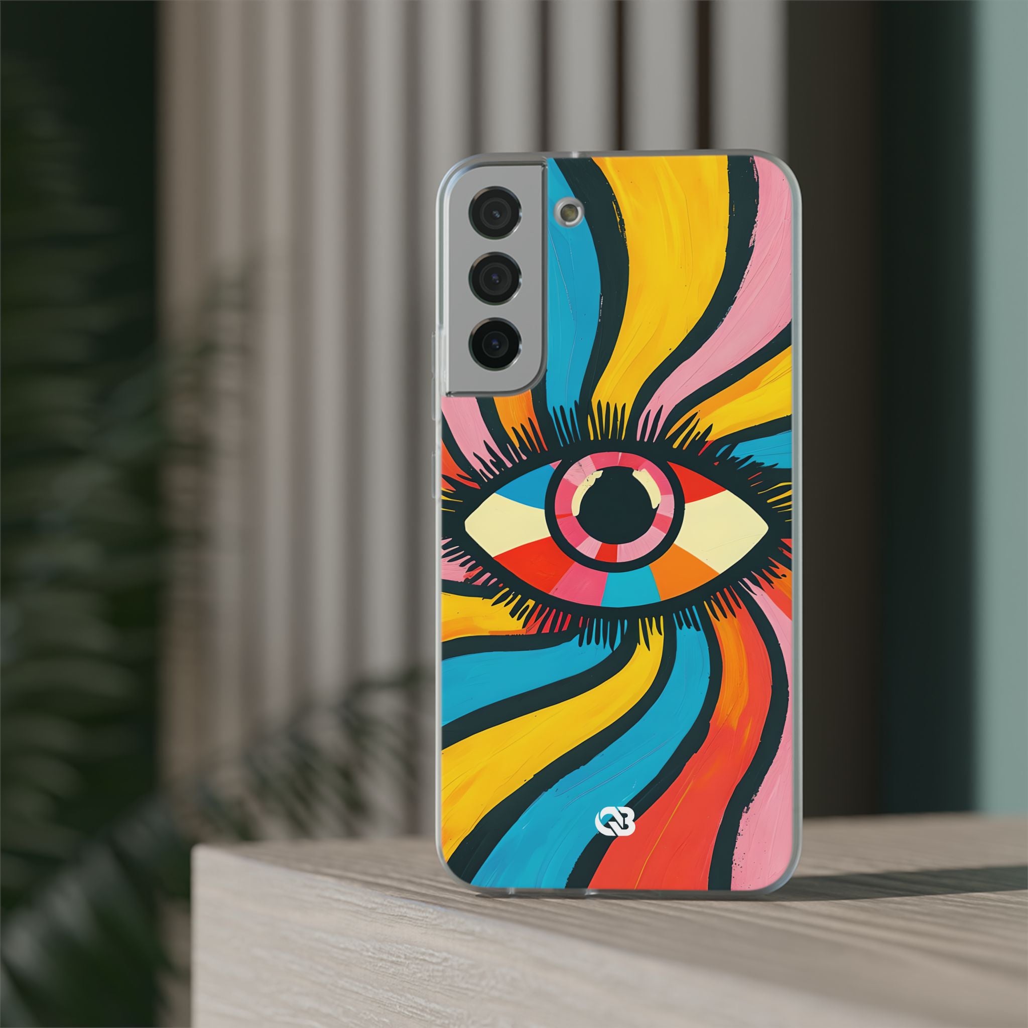 Vivid Gaze Burst · Soft Handyhülle für Samsung