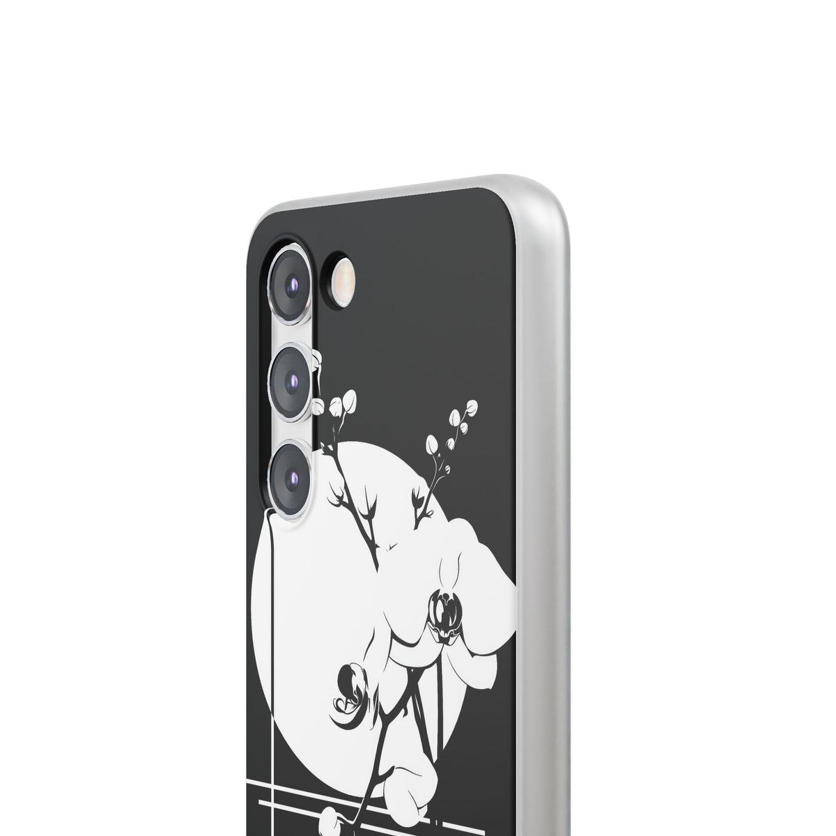 Nocturne Orchid Bloom · Lite Phone Case for Samsung · Black