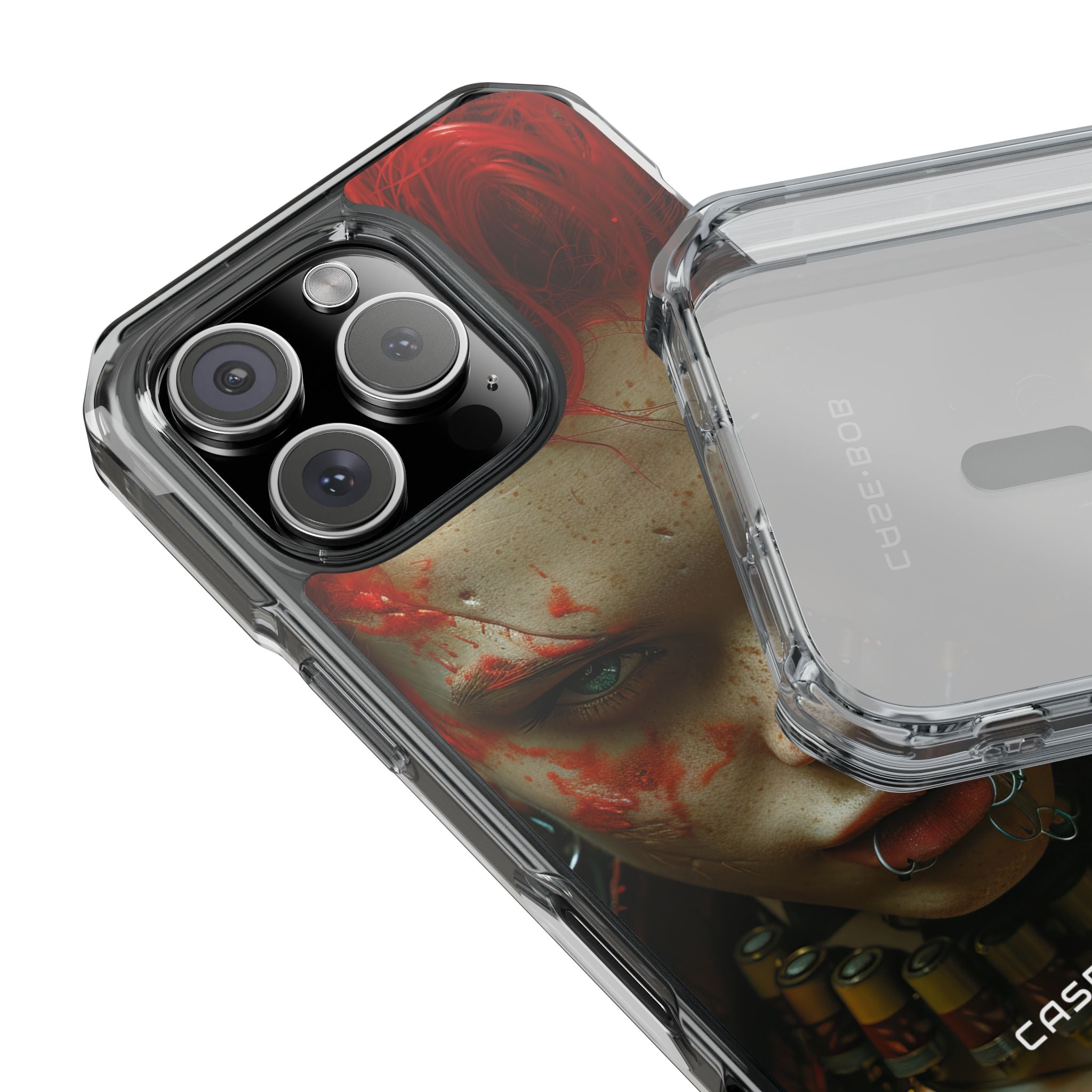 Red Spike Gaze iPhone 16 Pro Max Case - Impact