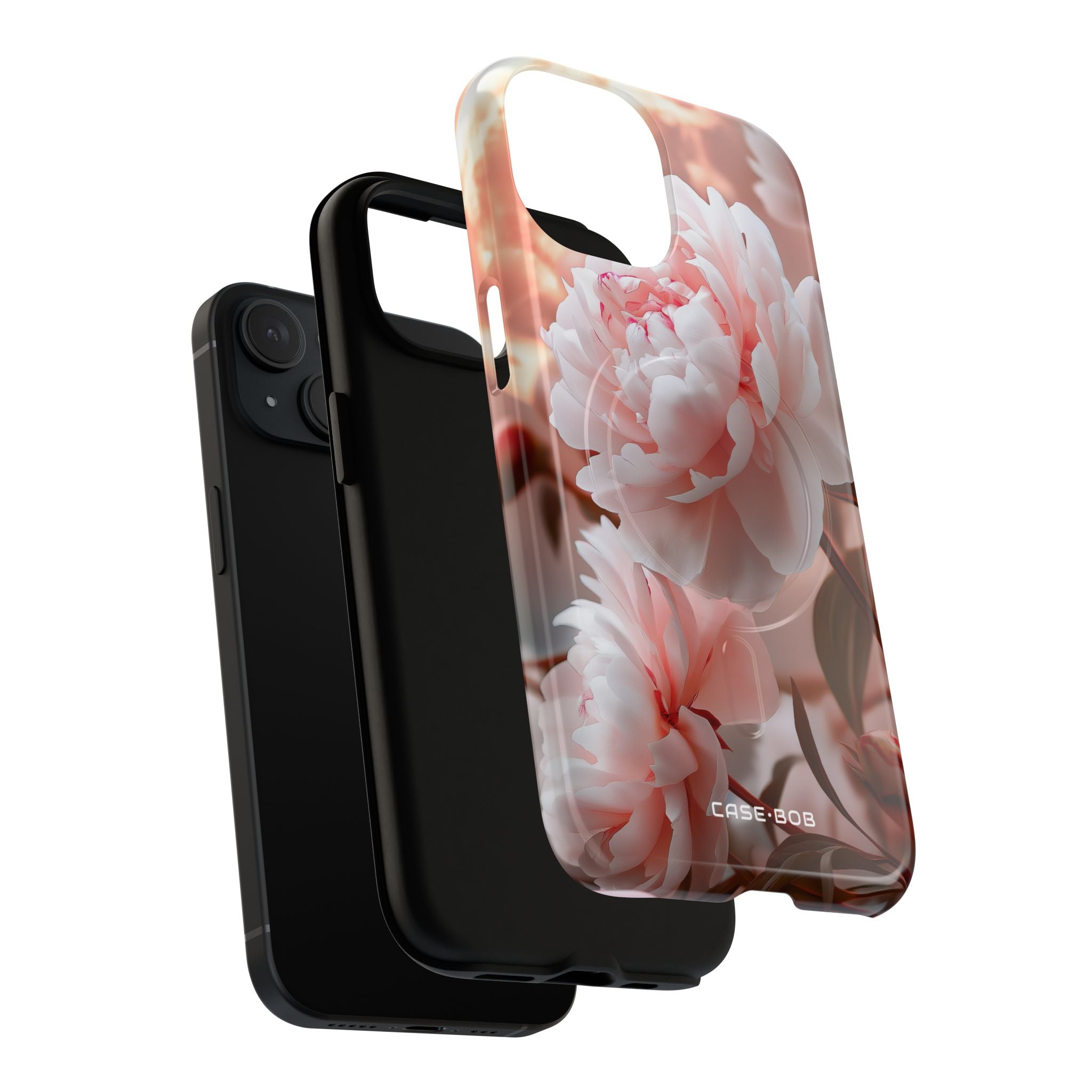 Peony Moonlight iPhone 15 Cover - Tough+