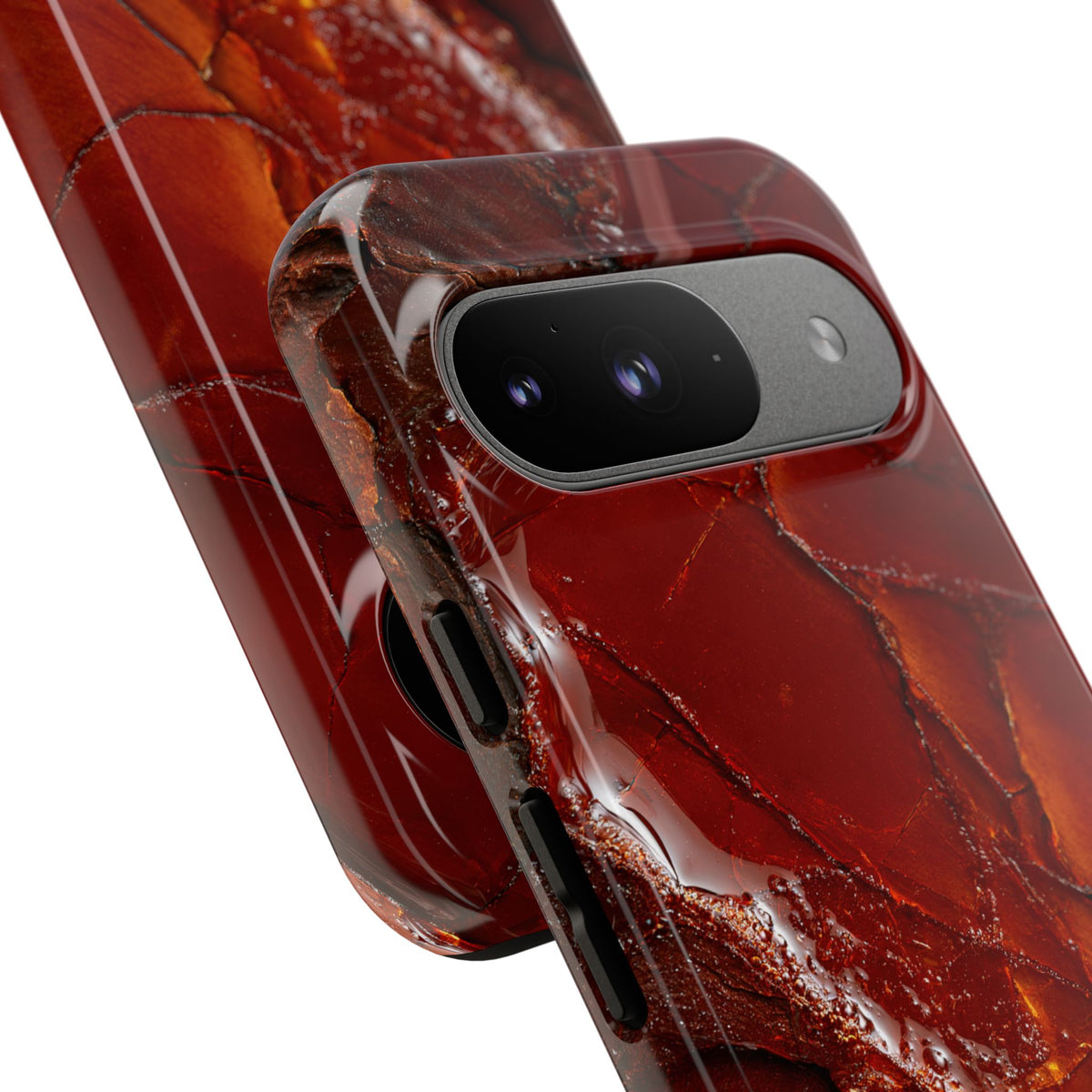 Amber Embrace · Tough Phone Case for Pixel · Brown