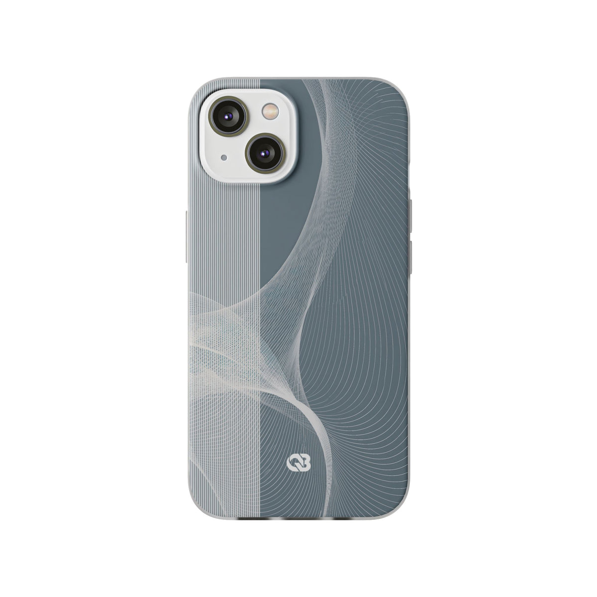 Grey Lite Phone Case for iPhone - Slate Mesh Horizon