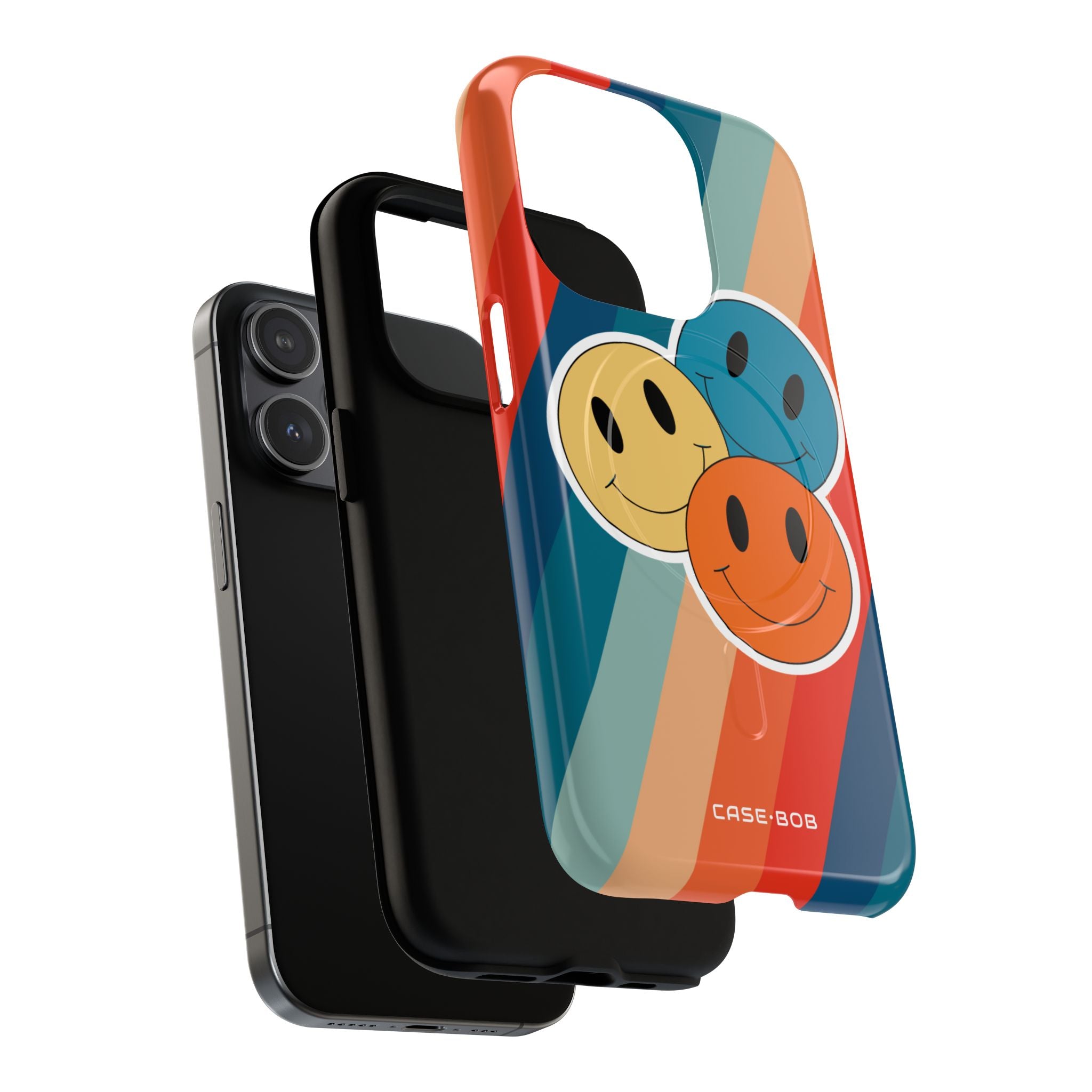 Triple Smile Breeze iPhone 15 Pro Cover - Tough+