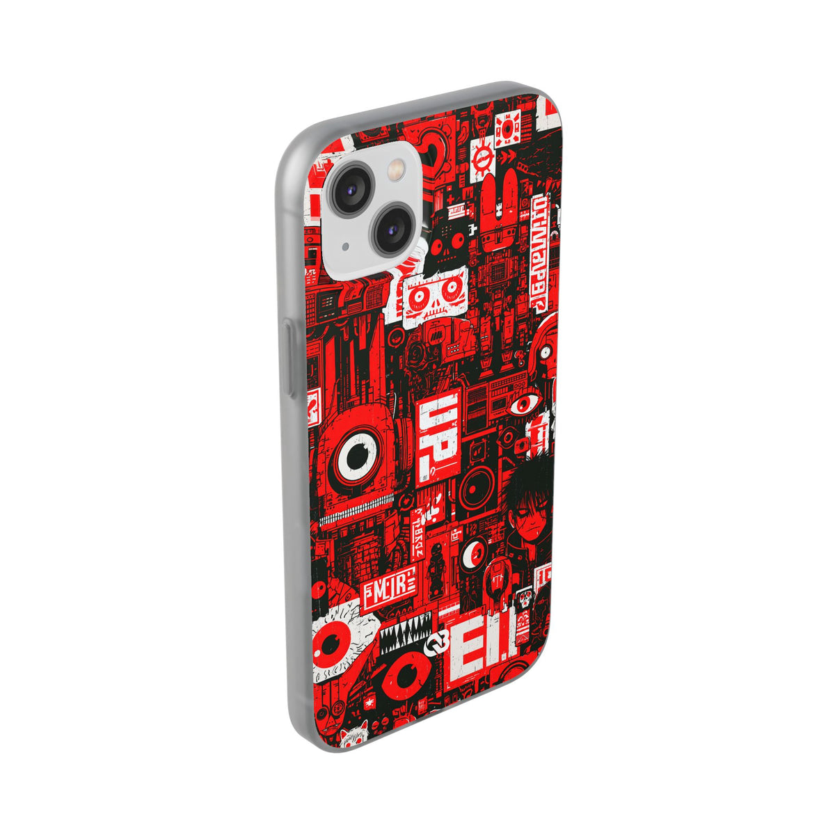 Neo Mecha Collage · Lite Phone Case for iPhone · Red