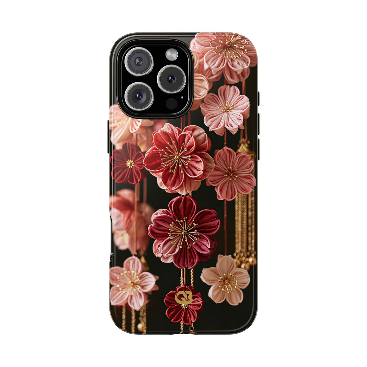 Silk Blossom Kanzashi · Tough Phone Case for iPhone · Pink