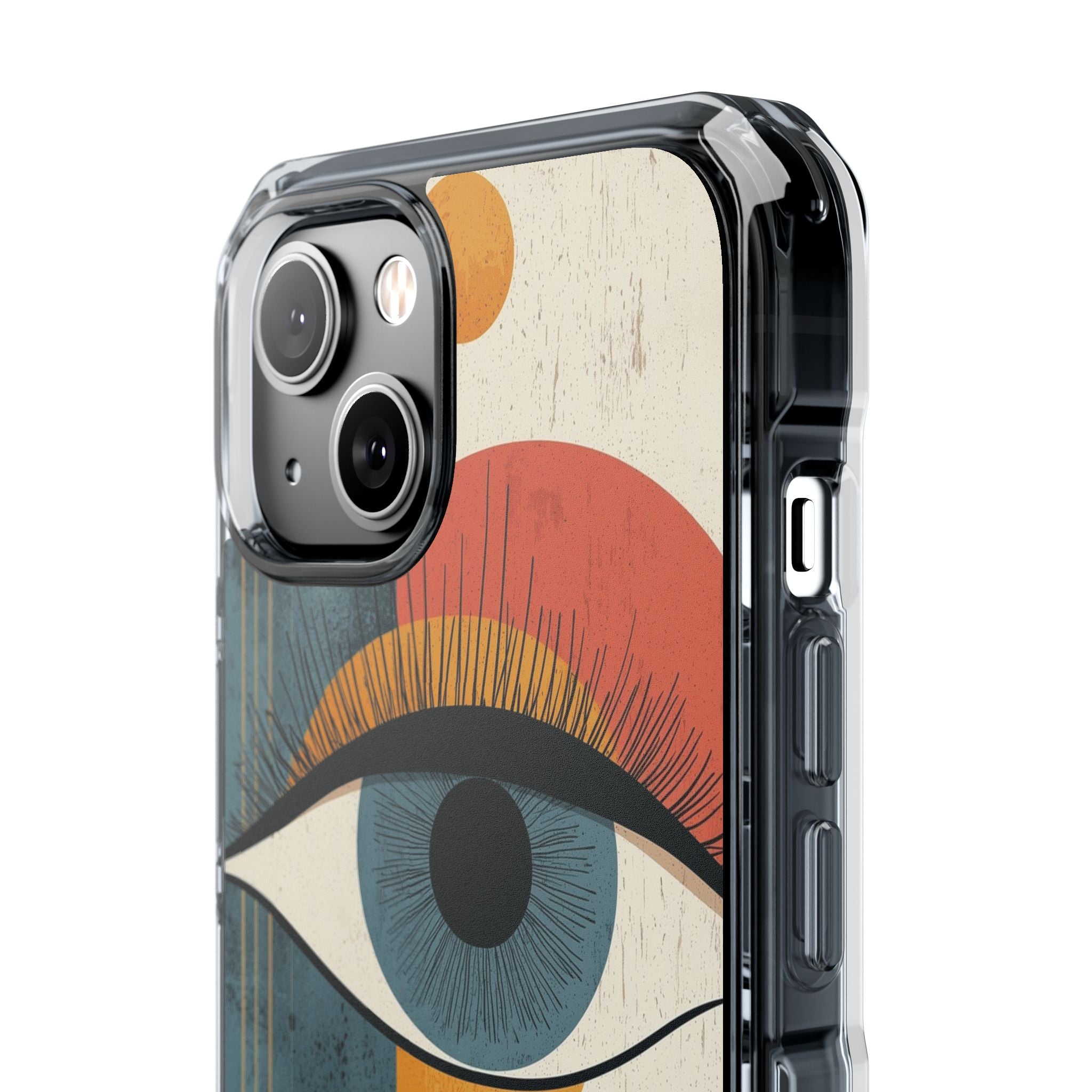 Distressed Azure Ocular · Impact Phone Case for iPhone · Magsafe