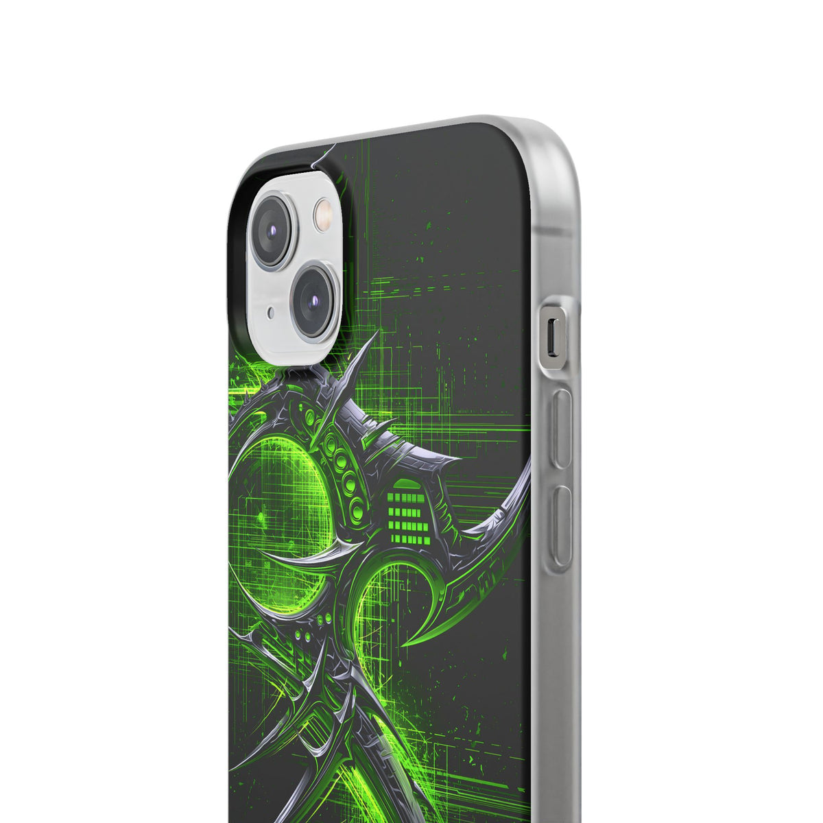 Cyber Sigil Grid · Lite Phone Case for iPhone · Green