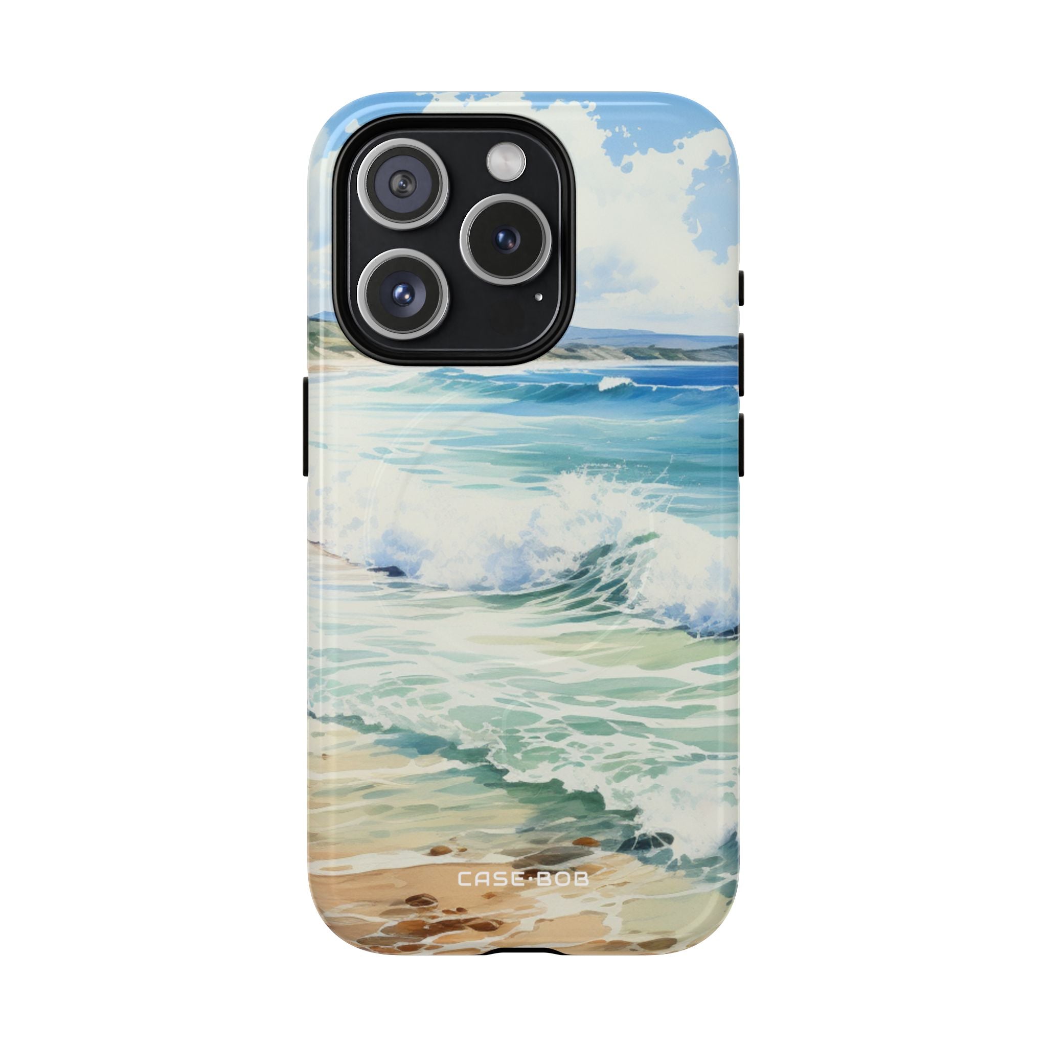 Foamy Wave Breeze iPhone 15 Pro Case - Tough+