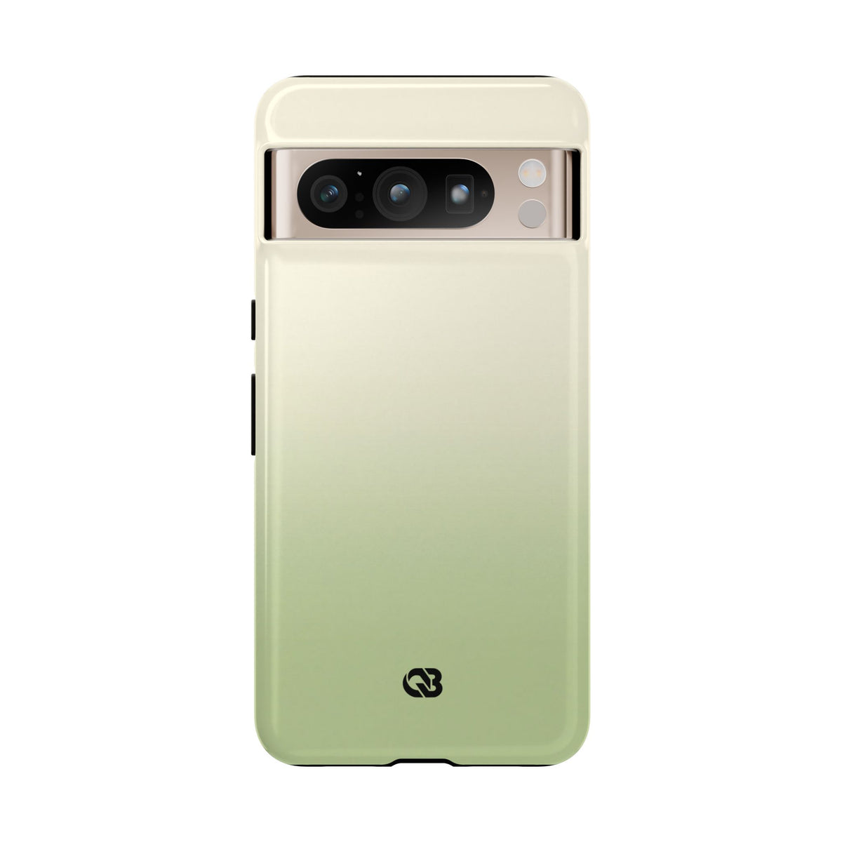 Green Tough Phone Case for Google Pixel - Bone Sage Fade