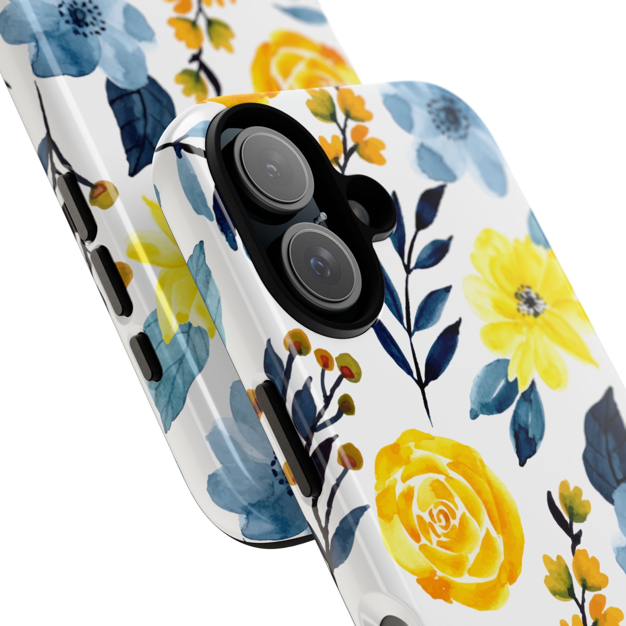 Golden Bloom iPhone 16 Case - Tough