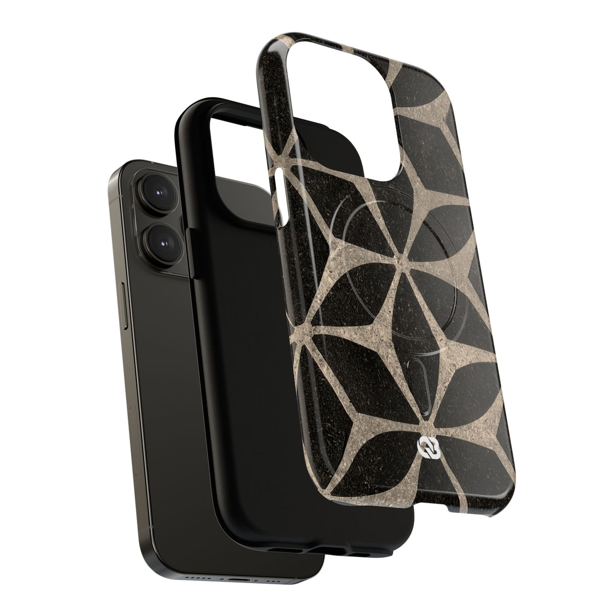 Concrete Mosaic Star · Tough 2.0 Magnetic Phone Case for iPhone · Black