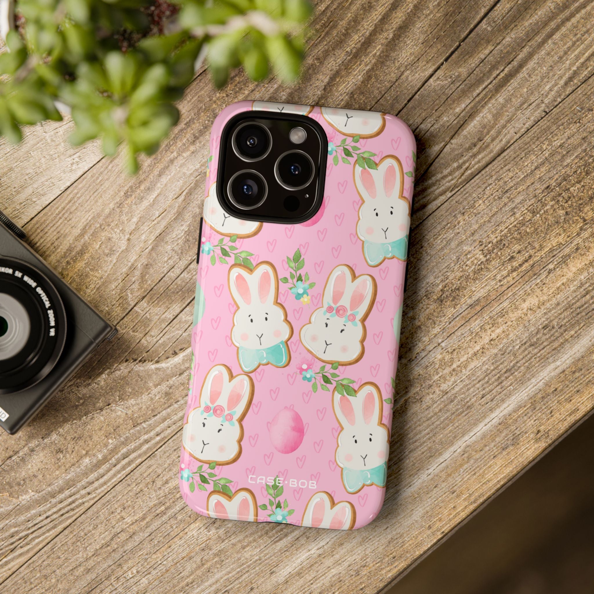 Bunny Blossom iPhone 16 Pro Max Skal - Tough