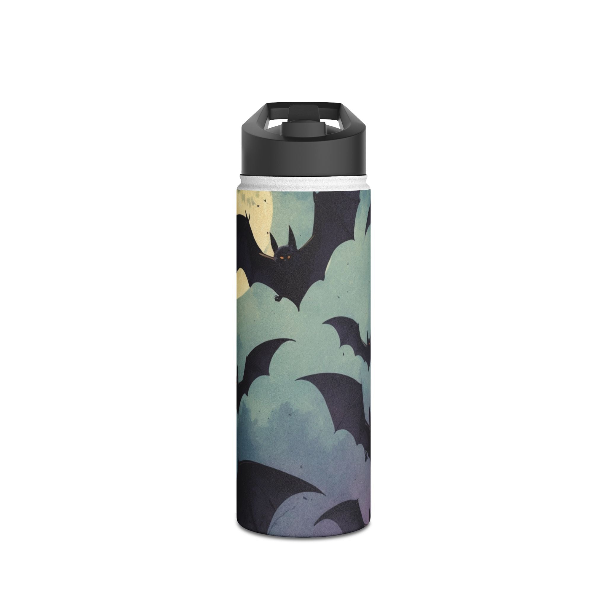 Glowing Bat Wings - Stainless Steel Water Bottle