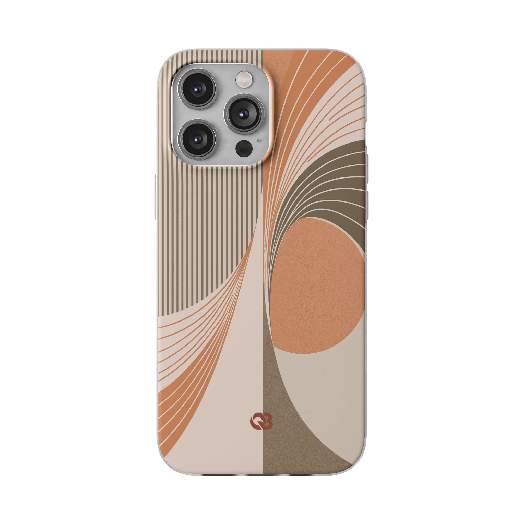 Orange Lite Phone Case for iPhone - Desert Arc Horizon