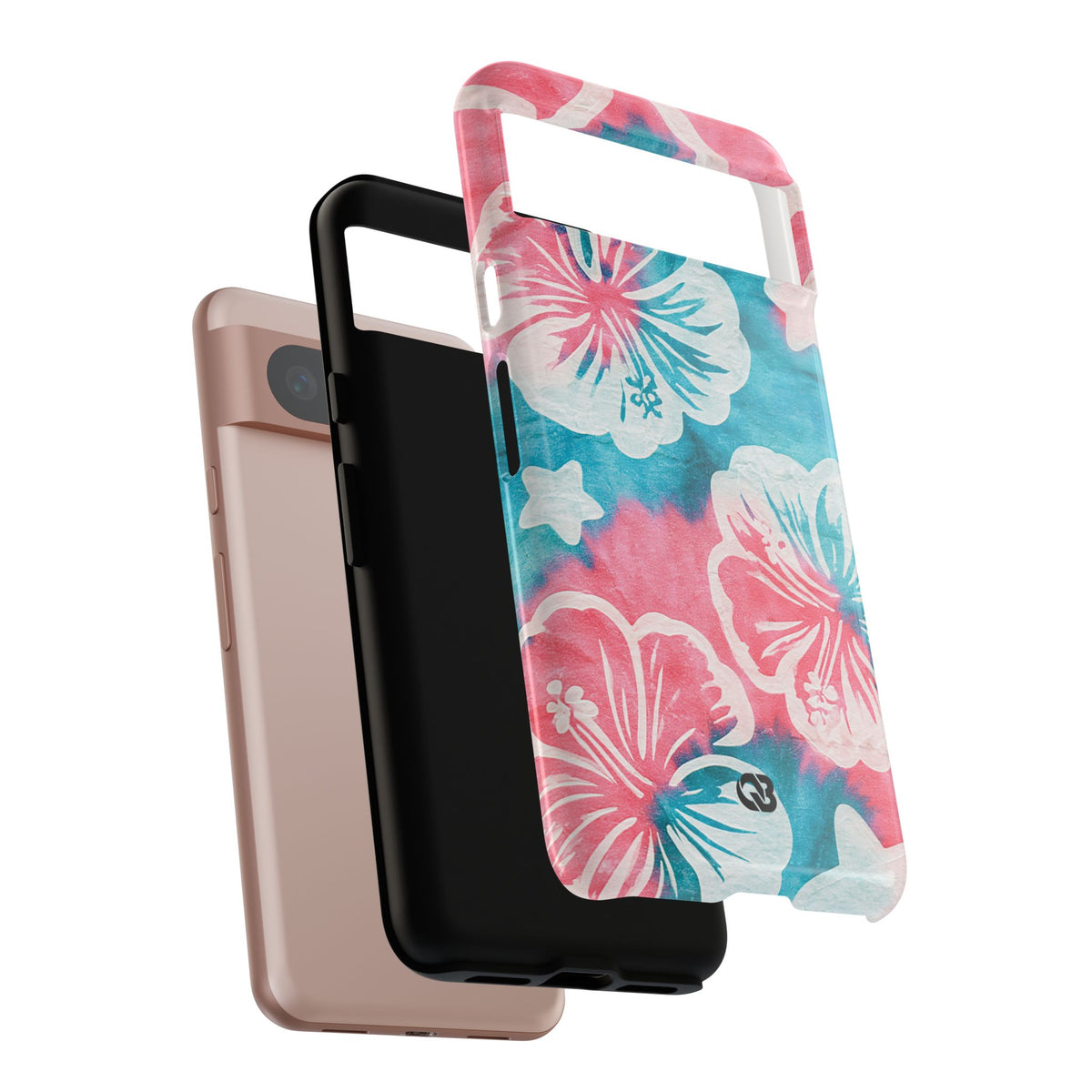 Tropical Hibiscus Bloom · Tough Phone Case for Pixel · Teal