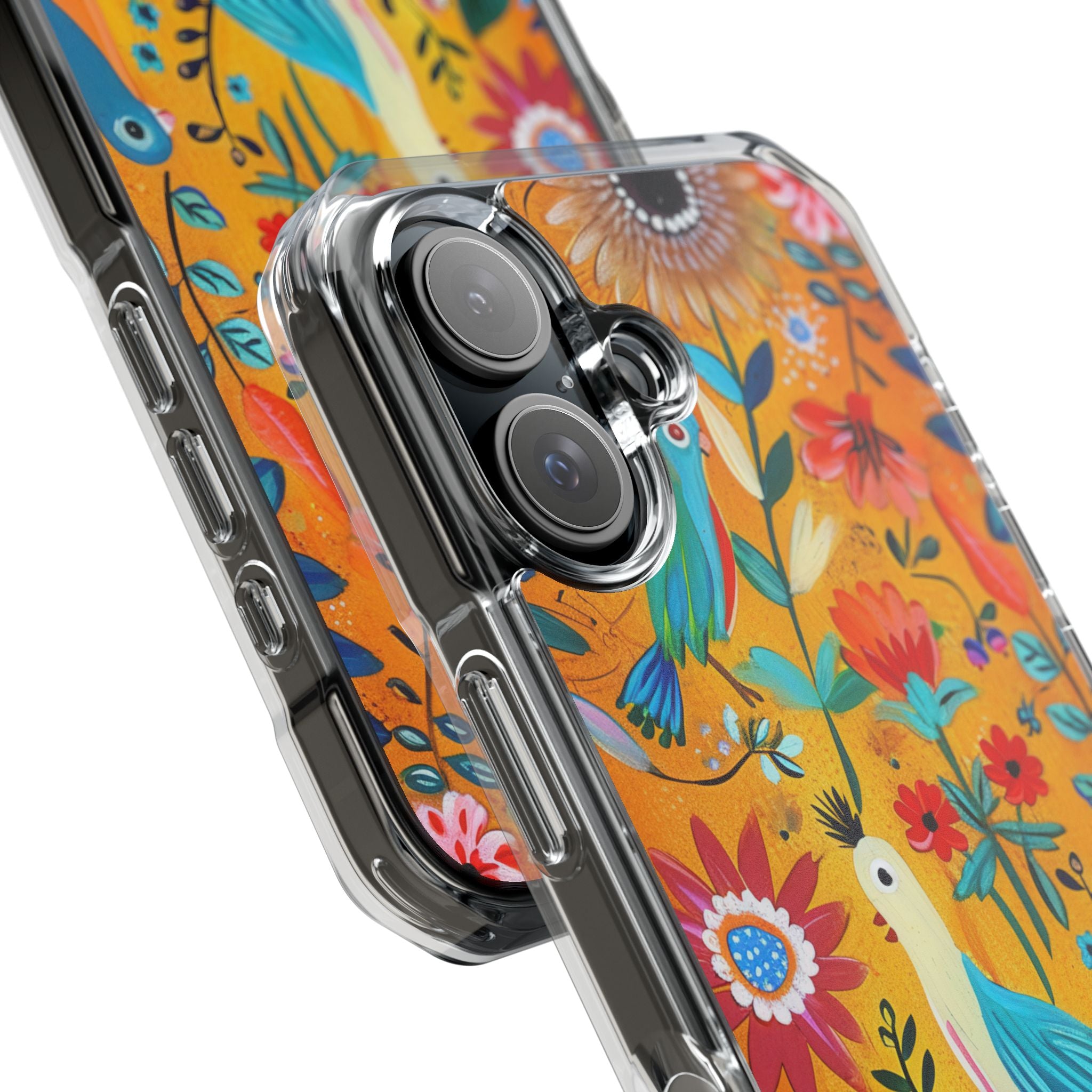 Colorful Birds Bloom iPhone 16 Case - Impact