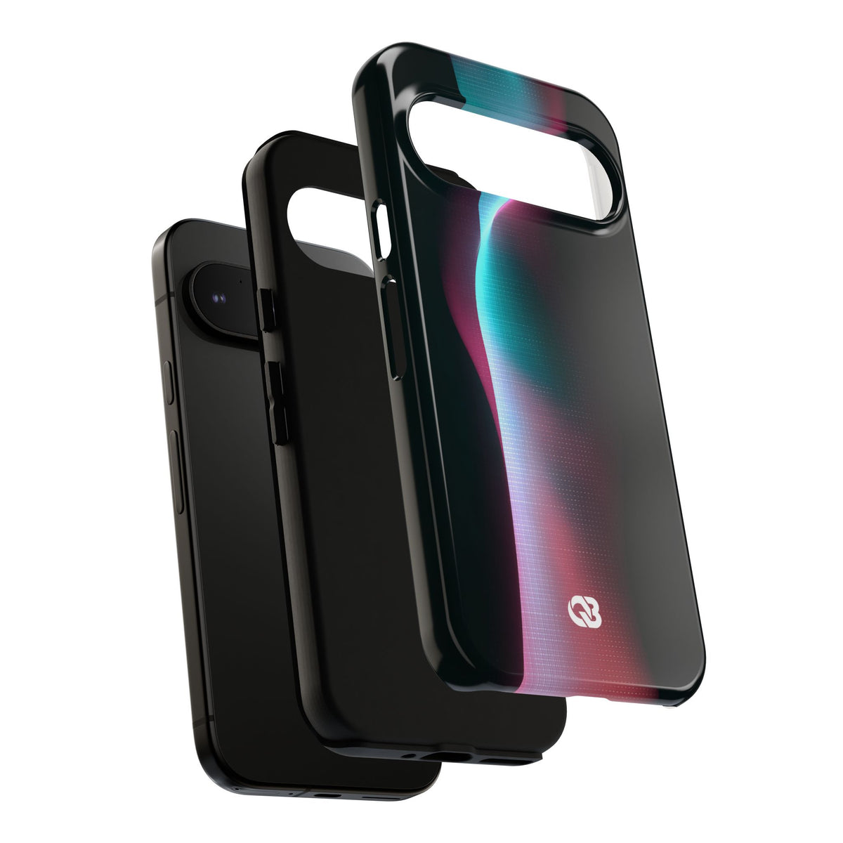 Neon Pixel Flow · Tough Phone Case for Pixel · Black