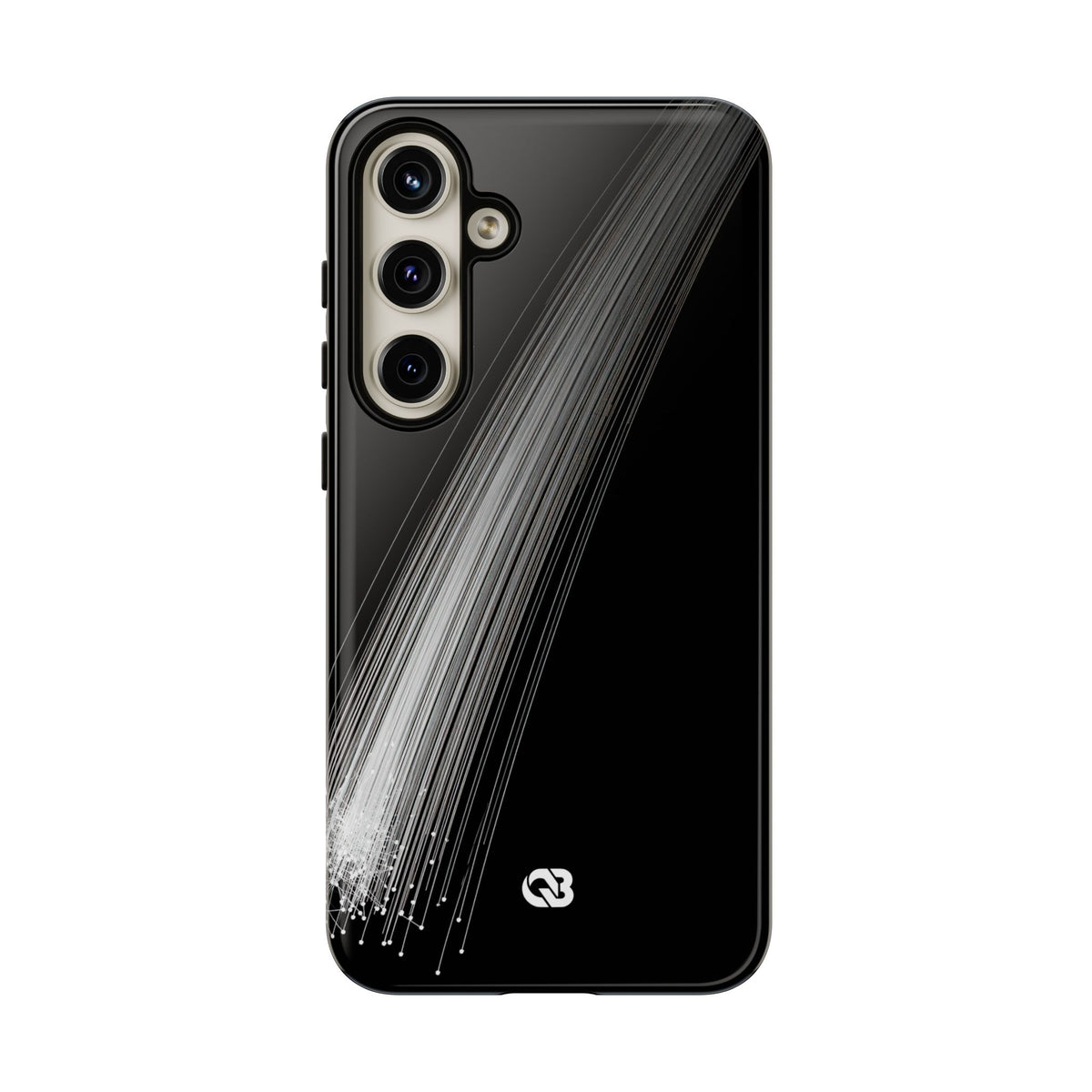 Black Tough Phone Case for Samsung - Linear Velocity Beam
