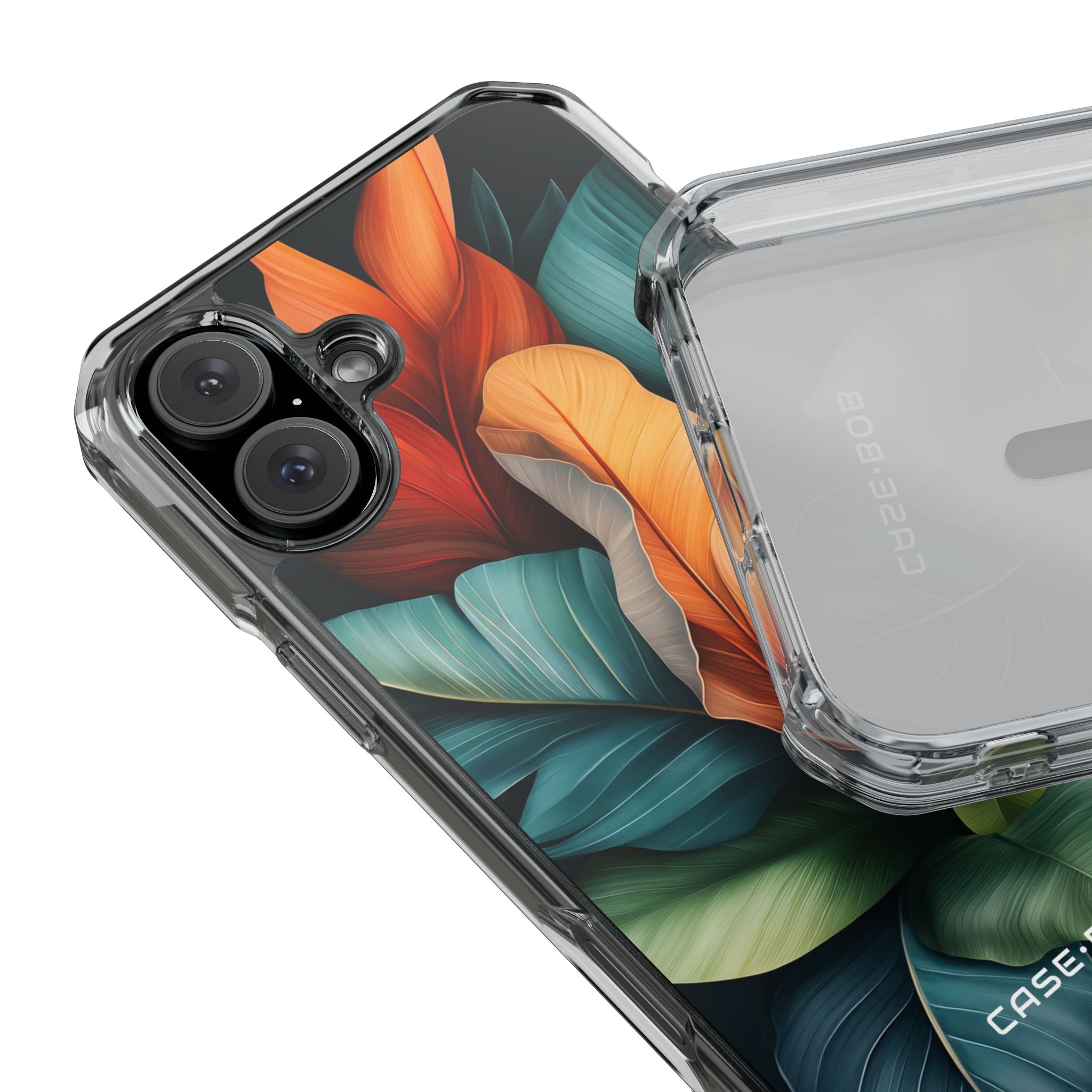 Tropical Leafburst iPhone 16 Plus Case - Impact