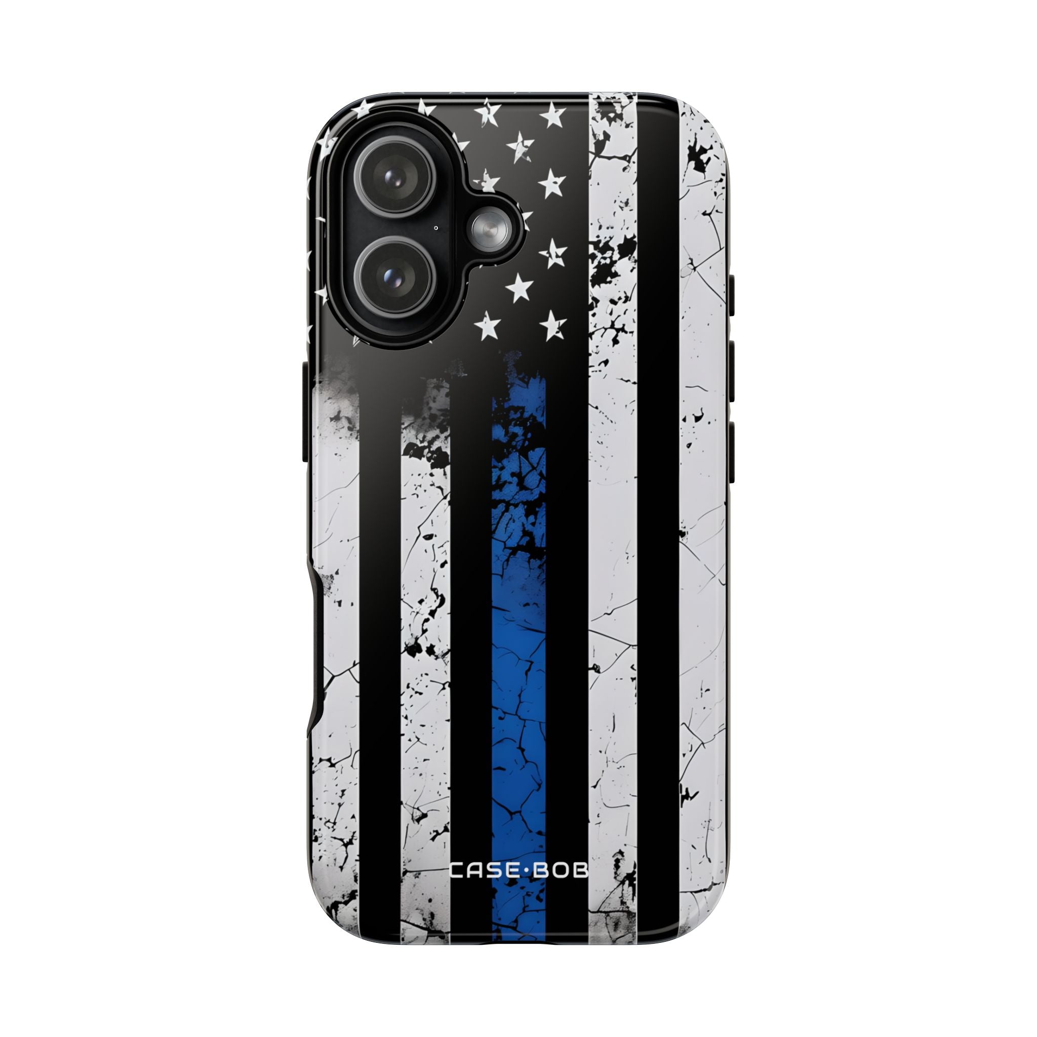 Blue Stripe Flag iPhone 17 Case - Tough - CASE•BOB