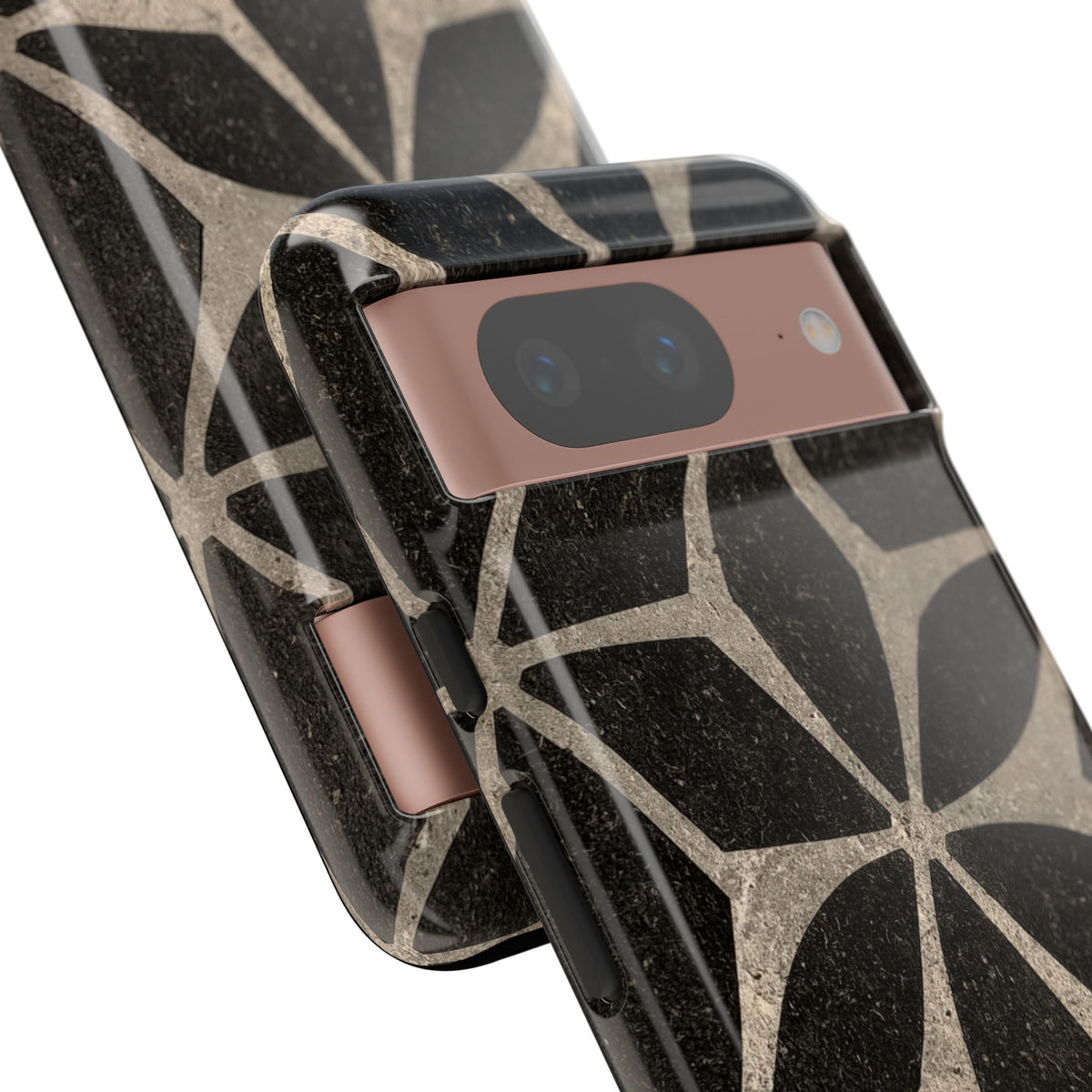 Concrete Mosaic Star · Tough Phone Case for Pixel · Black