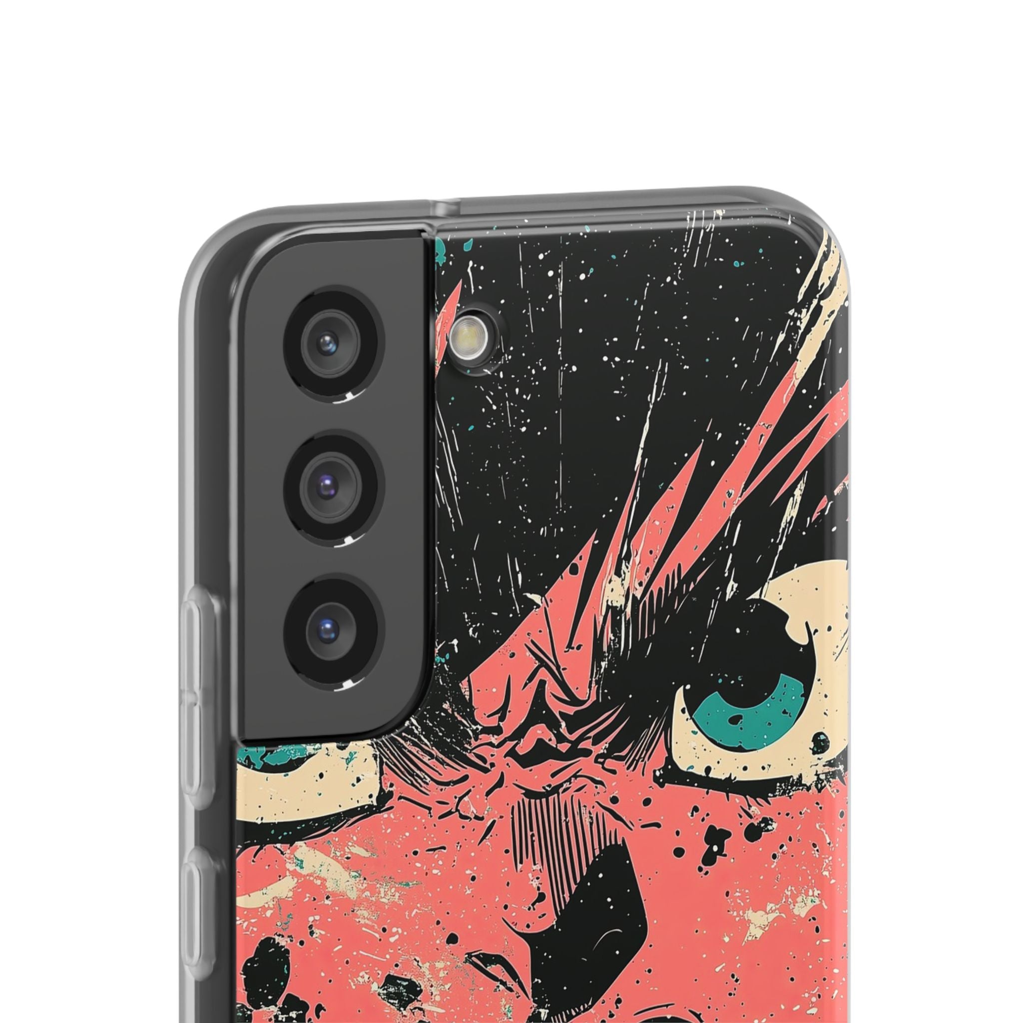 Screaming Face Pink Samsung S22 - Soft