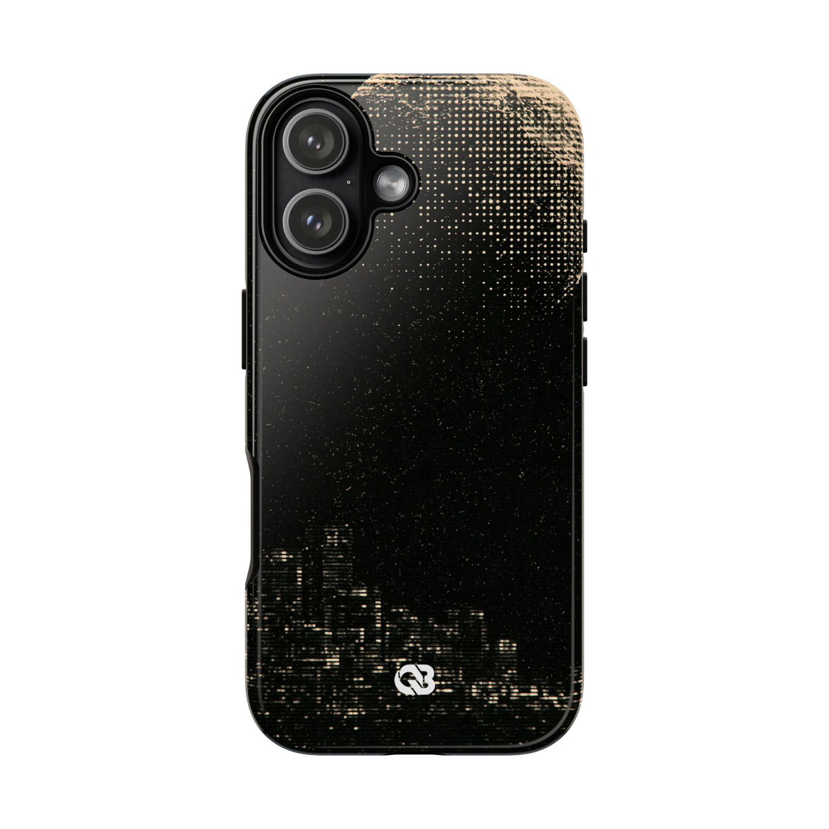 Lunar Metropolis Nocturne · Tough Phone Case for iPhone · Black