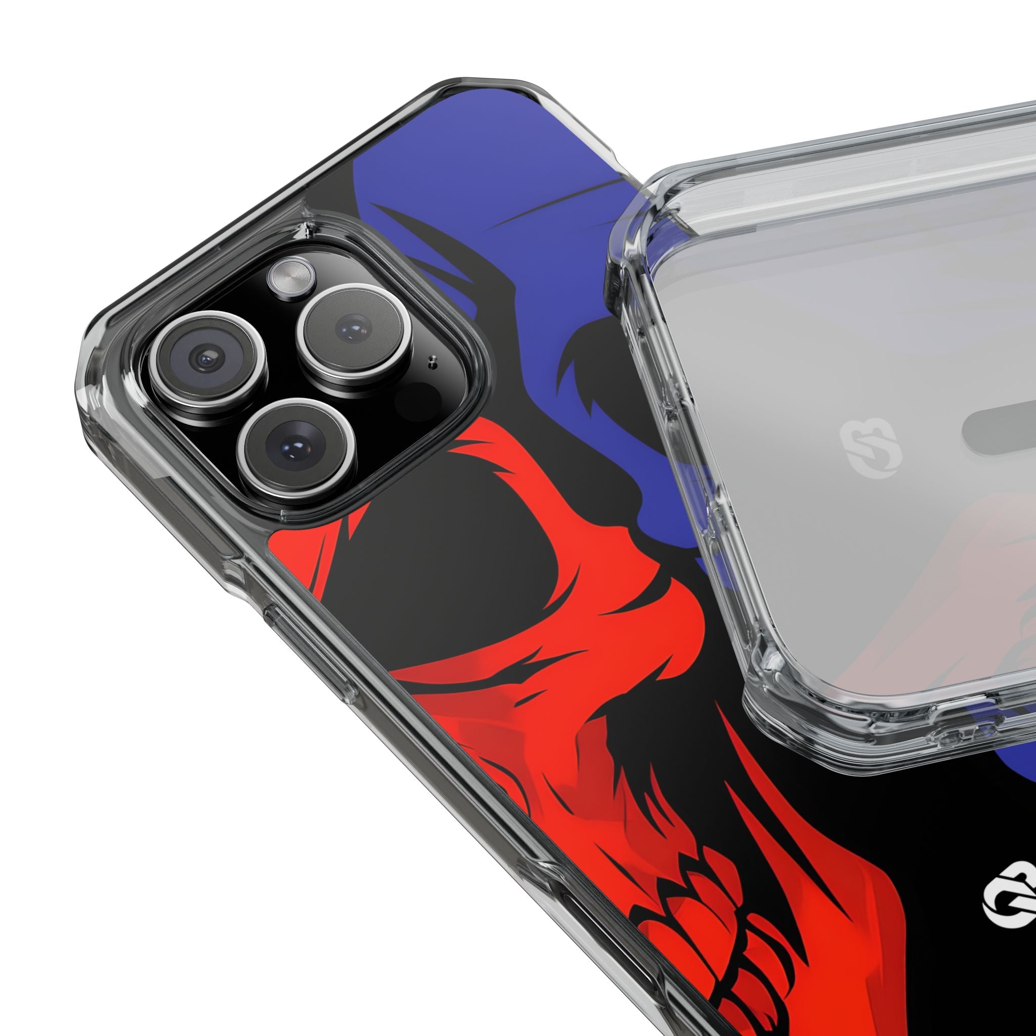 Crimson Cobalt Skulls · Impact Phone Case for iPhone · Magsafe