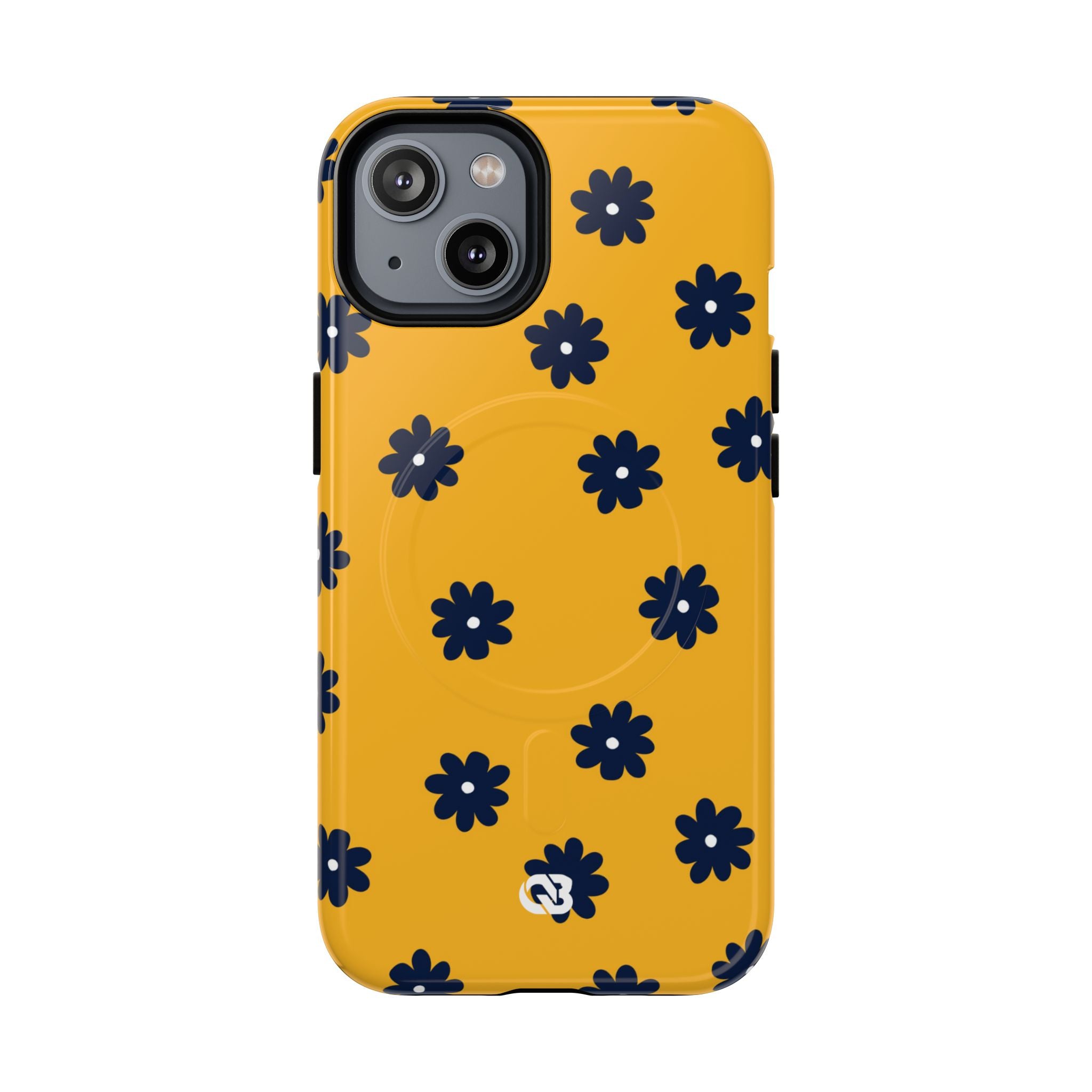 Navy Daisy Mustard · Tough+ Phone Case for iPhone · Magsafe