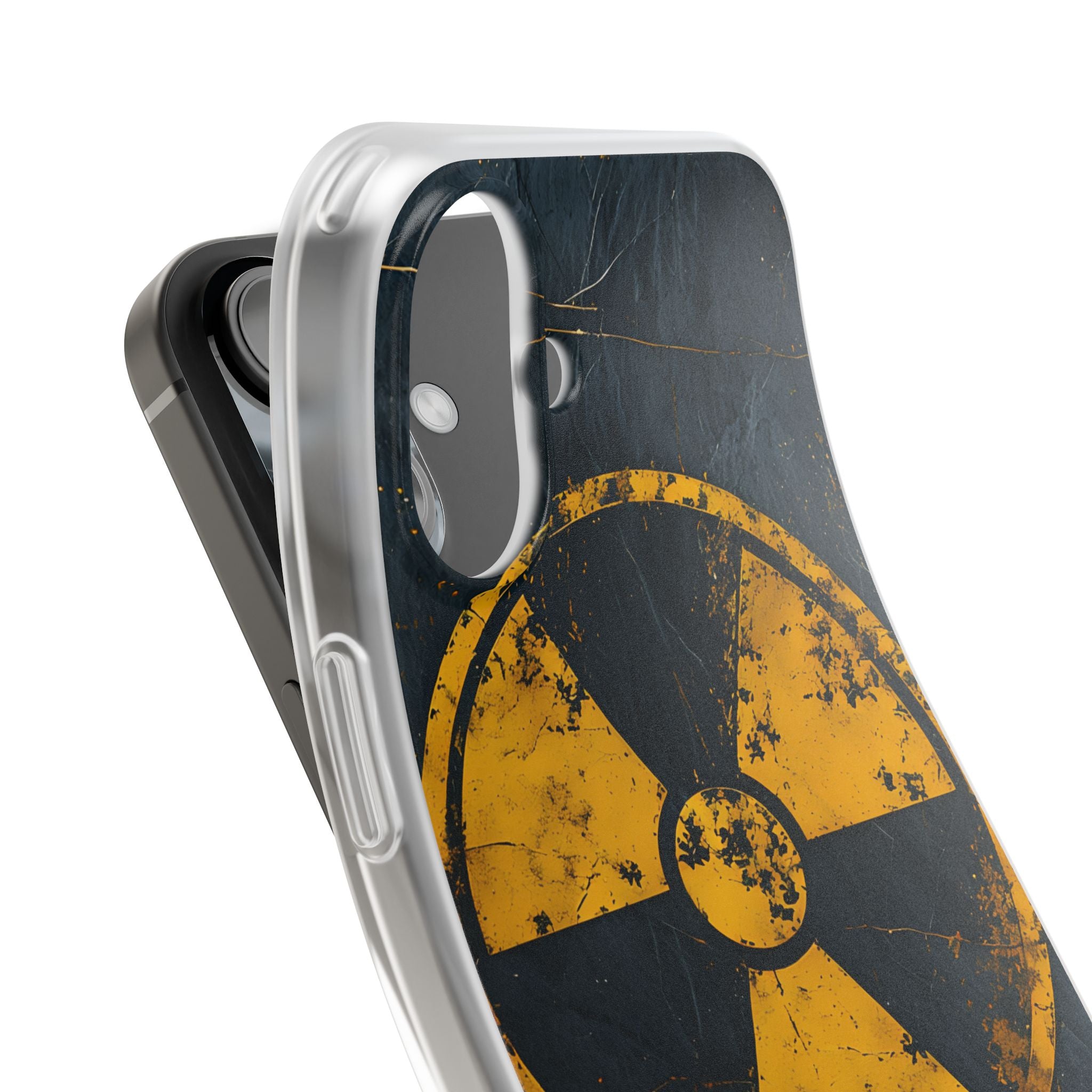 Industrial Decay Warning · Soft Phone Case for iPhone