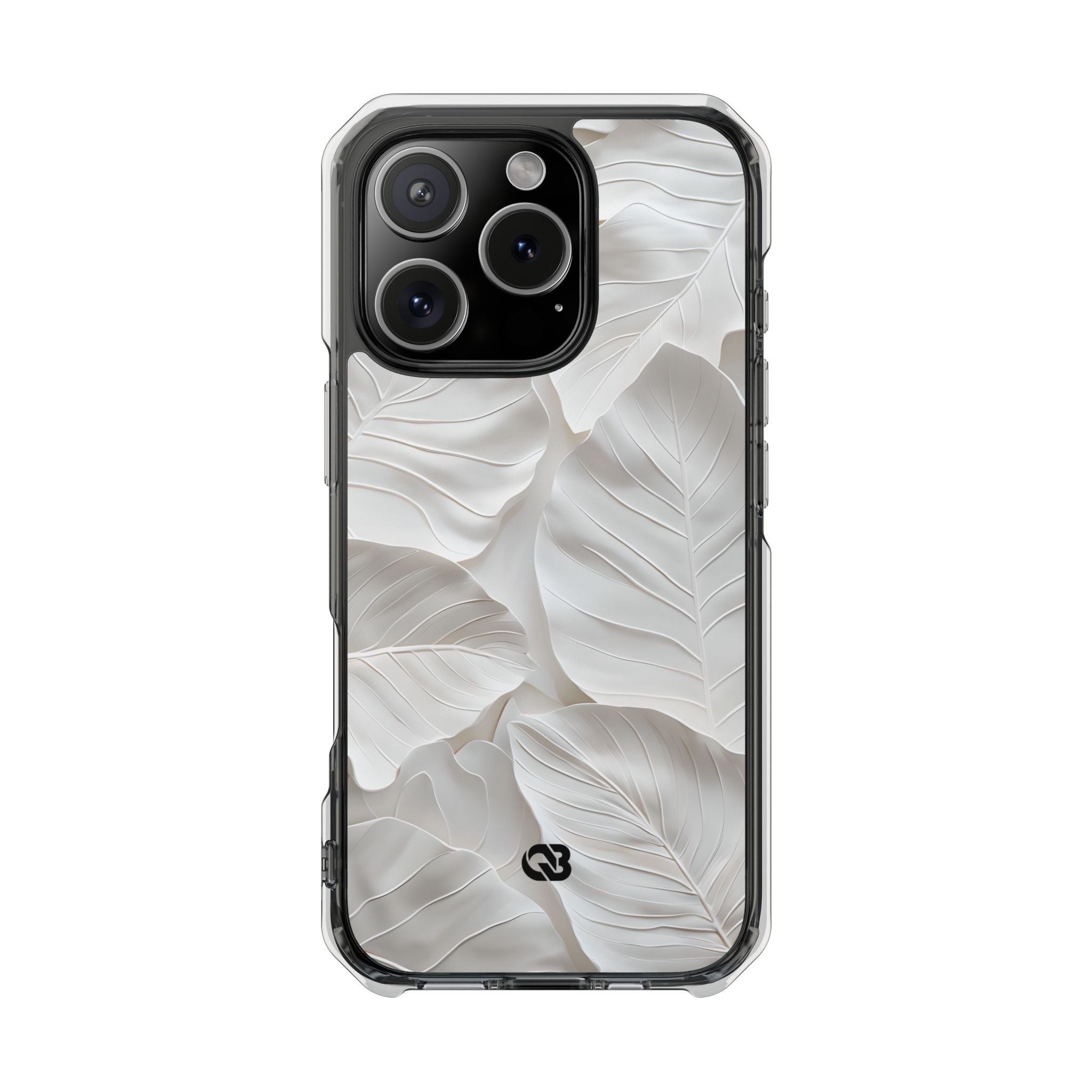 Sculpted Ivory Leaves · Impact Phone Case for iPhone · Magsafe
