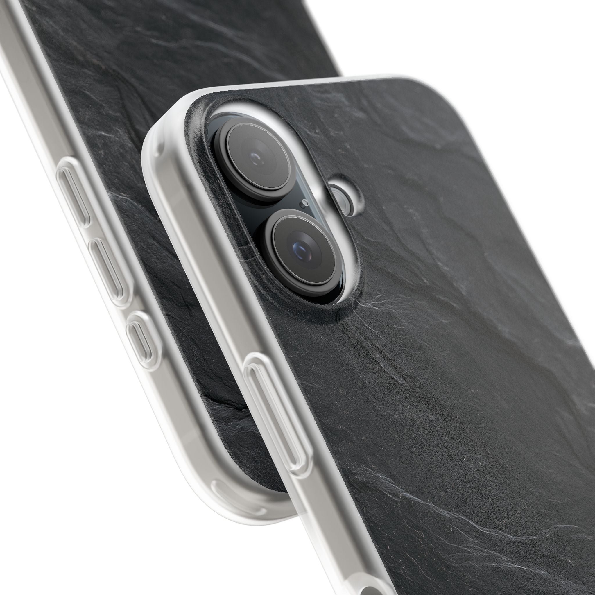 Black Lite Phone Case for iPhone - Midnight Slate Ridge