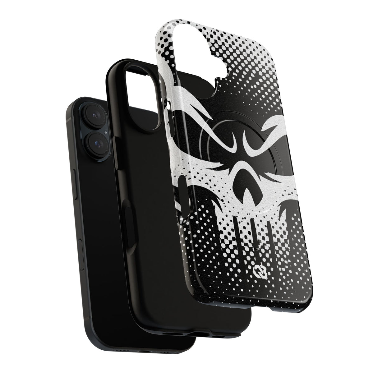 Phantom Halftone · Tough 2.0 Magnetic Phone Case for iPhone · Black