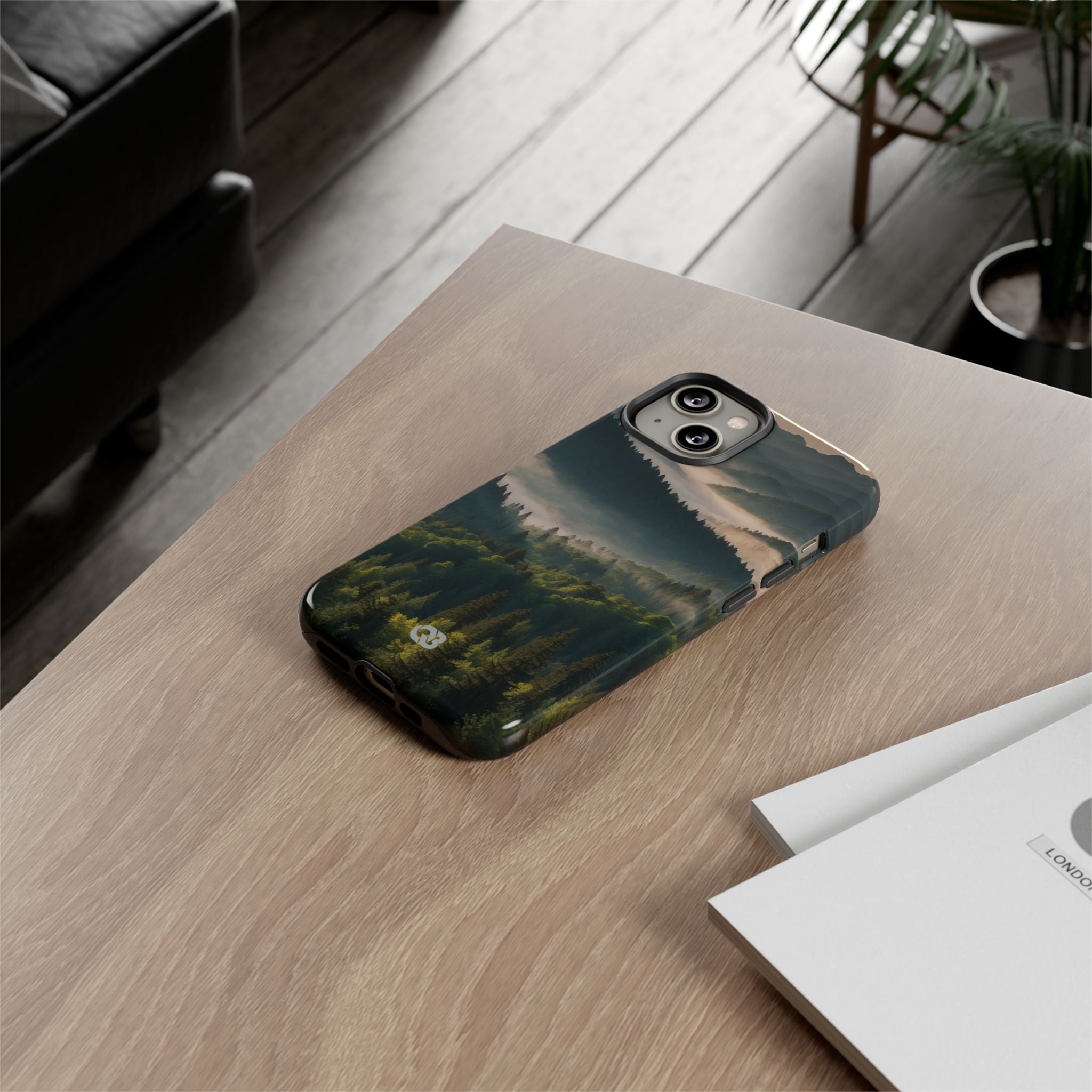 Foggy Mountain Ridge · Tough Phone Case for iPhone