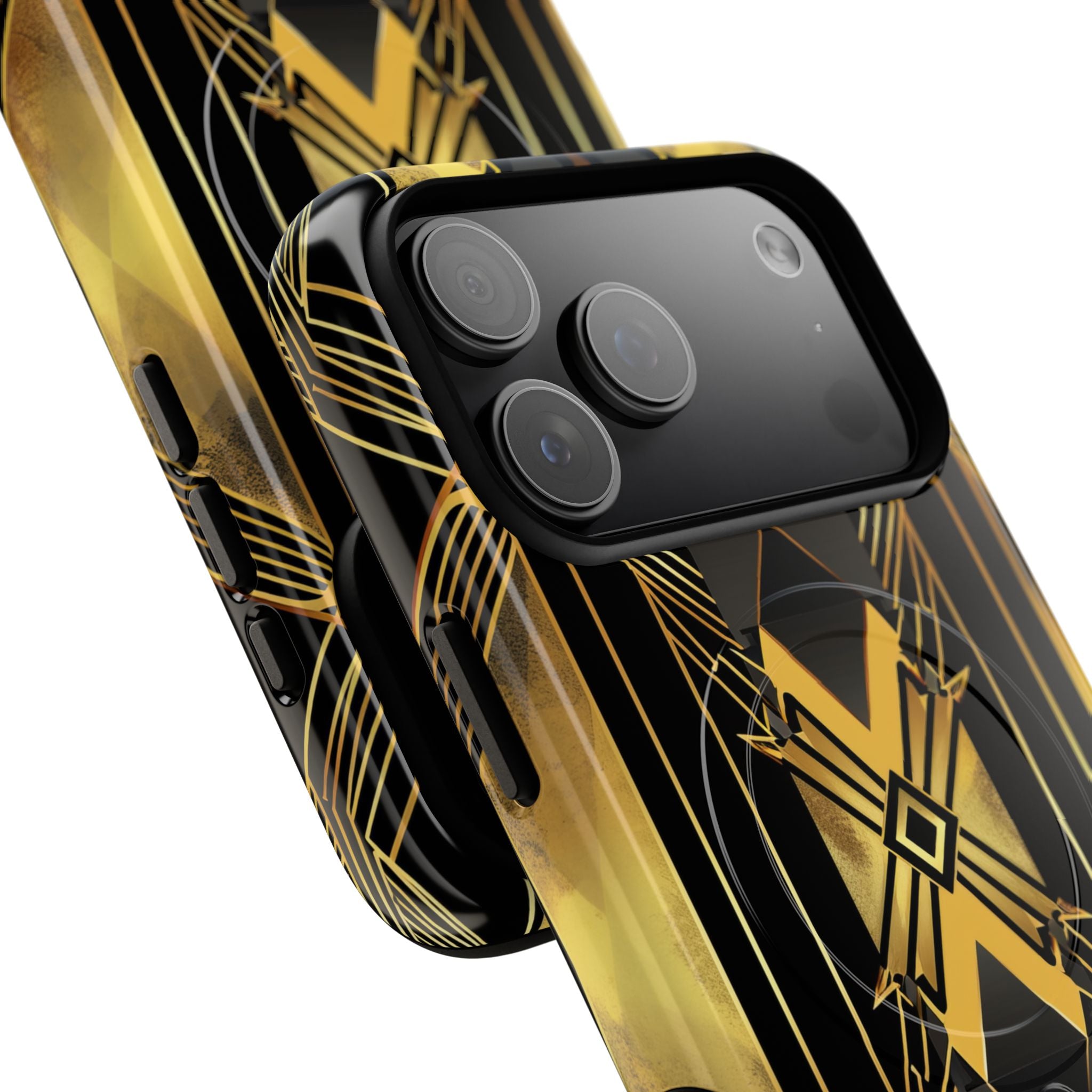 Golden Diamond Radiance iPhone 17 Pro Max Case - Tough+ - CASE•BOB