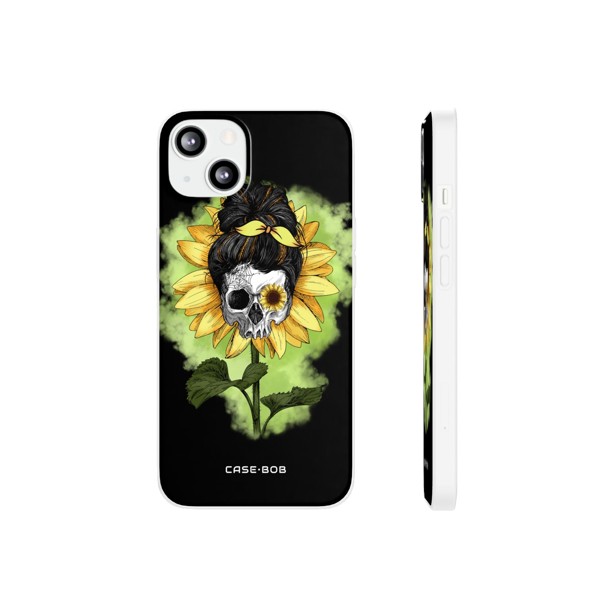 Sunflower Skull iPhone 13 - Soft