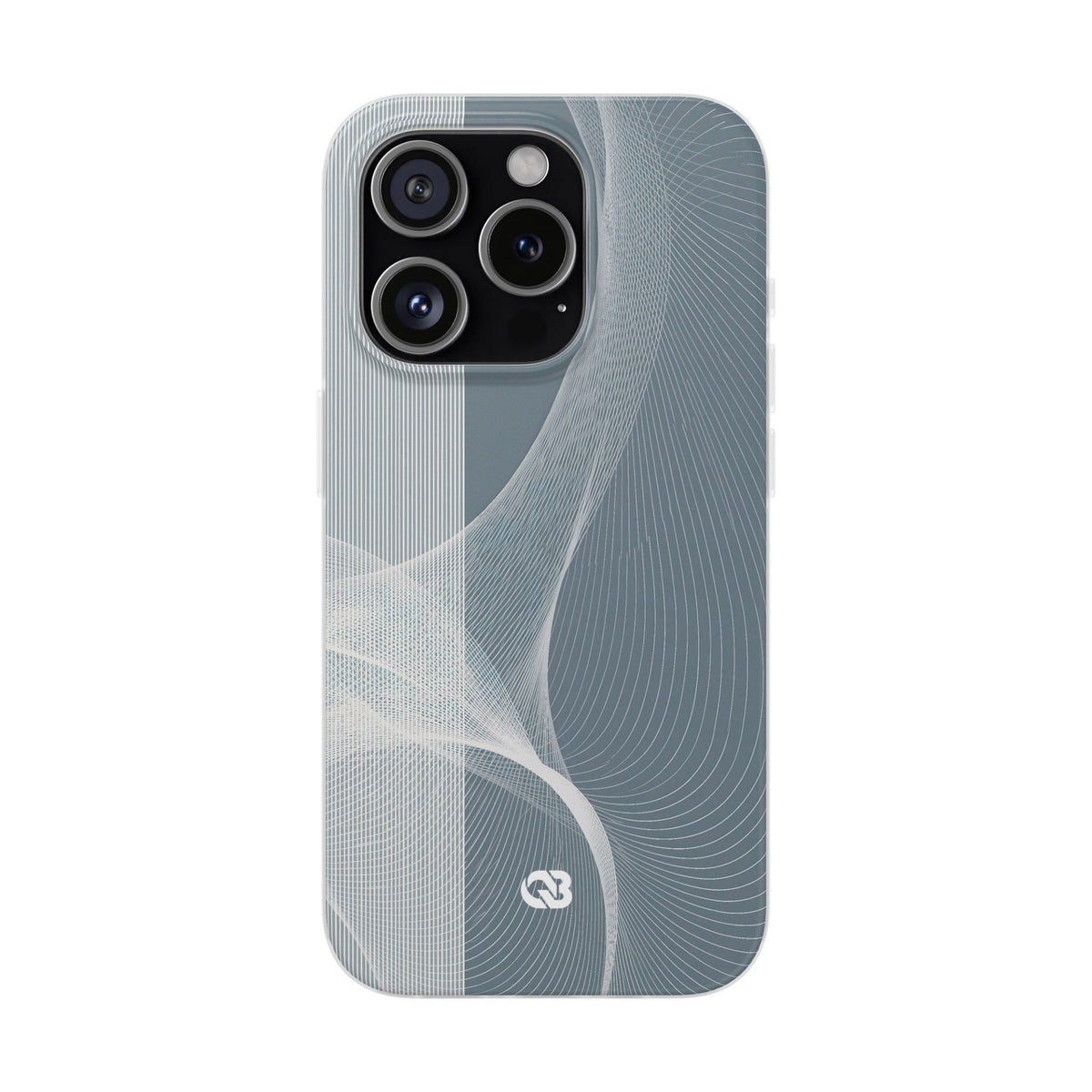 Grey Lite Phone Case for iPhone - Slate Mesh Horizon