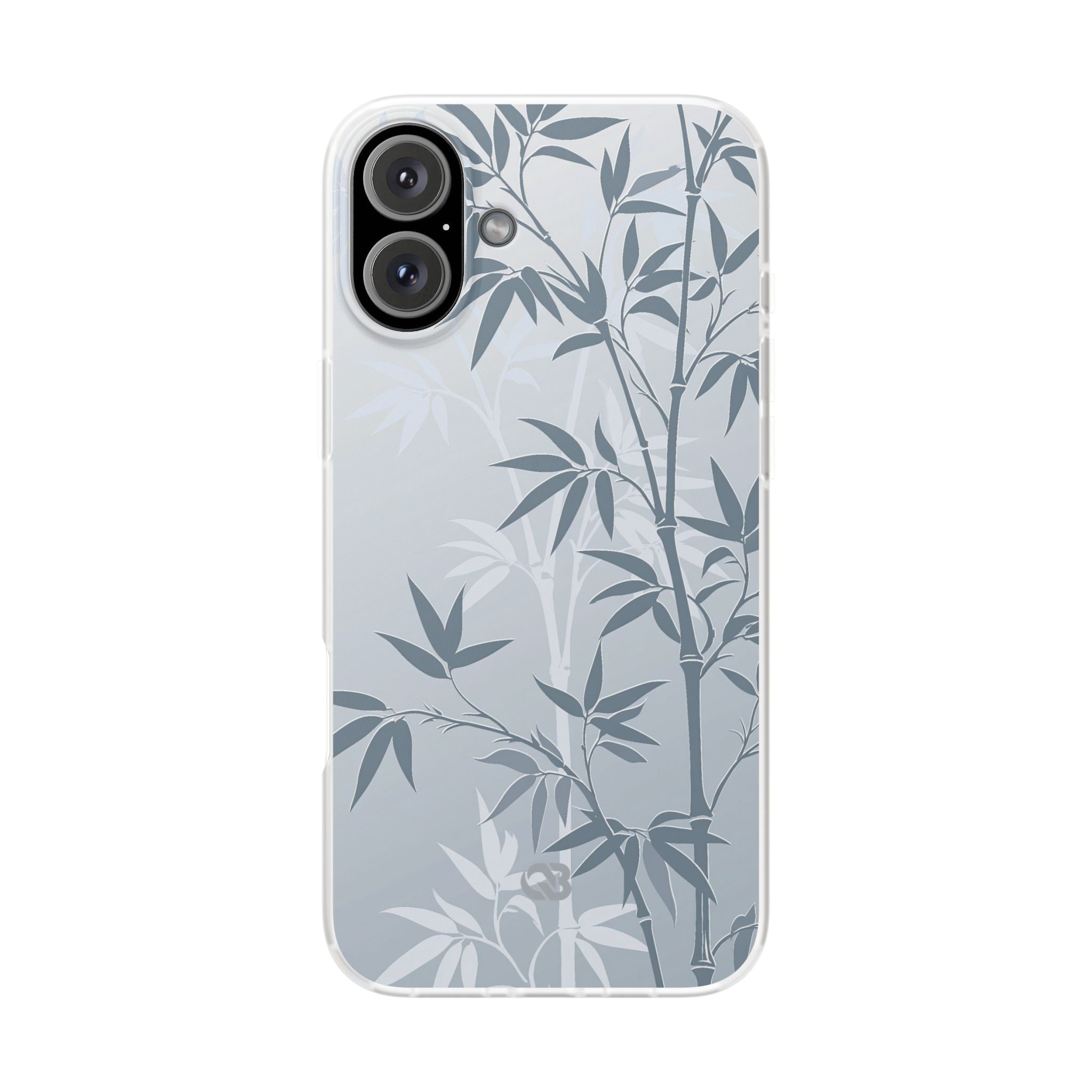Blue Lite Phone Case for iPhone - Slate Bamboo Shadow