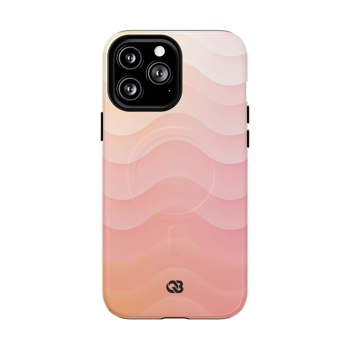Blush Horizon Waves · Tough 2.0 Magnetic Phone Case for iPhone · Pink