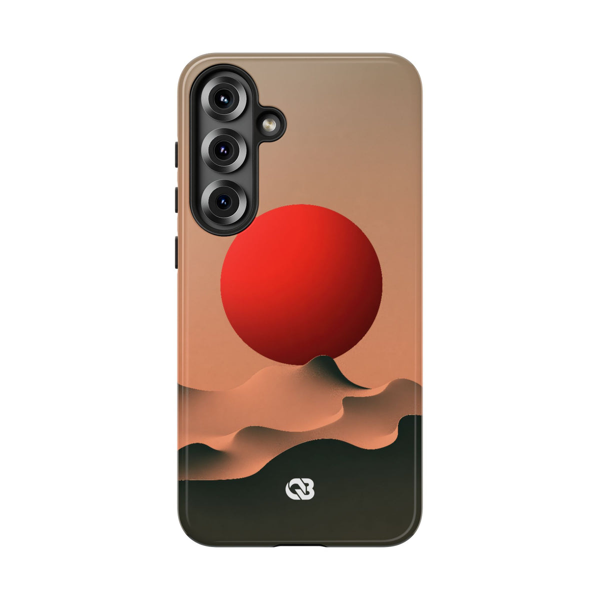 Crimson Sol Ridge · Tough Phone Case for Samsung · Red