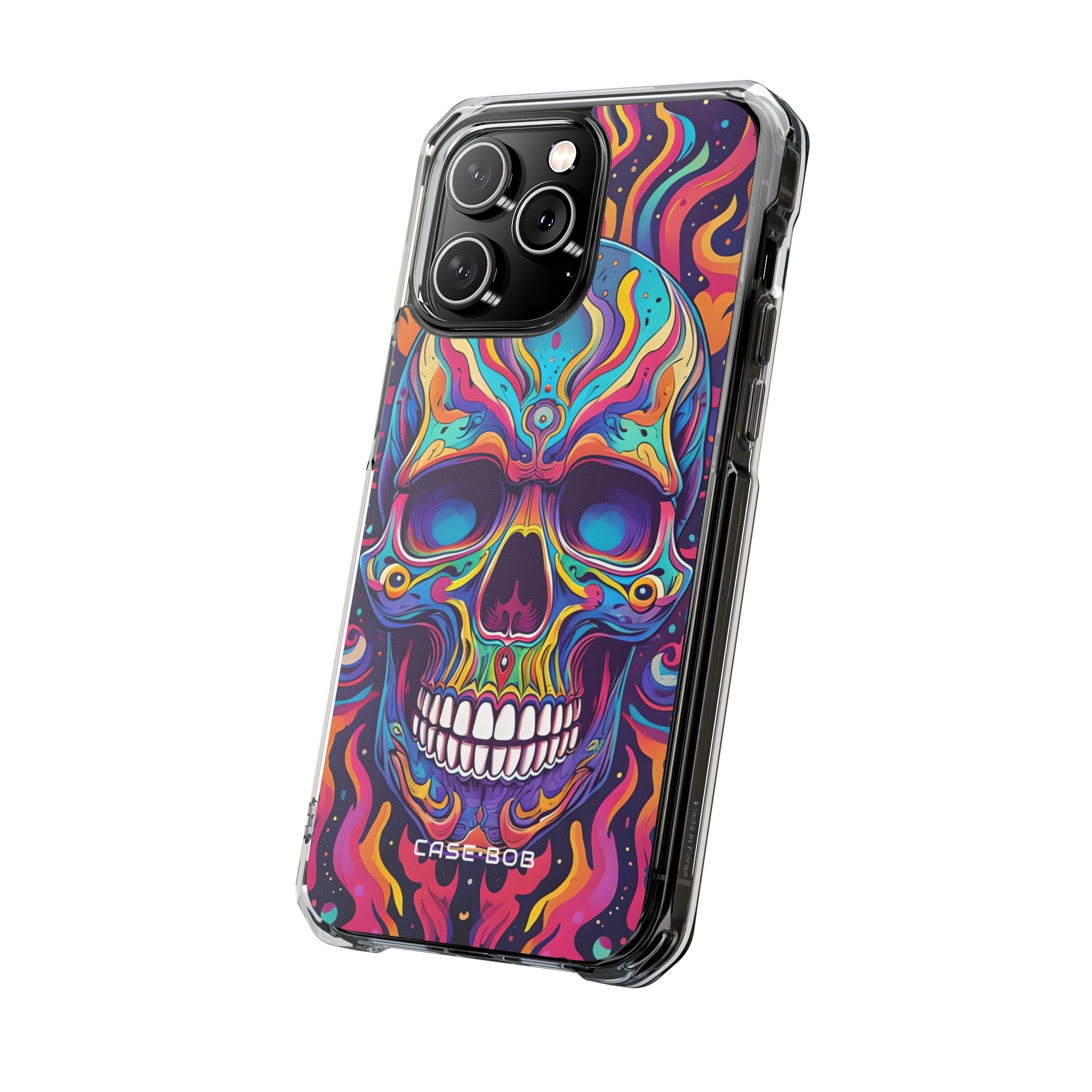 Flaming Skull iPhone 14 Pro Max Case - Impact