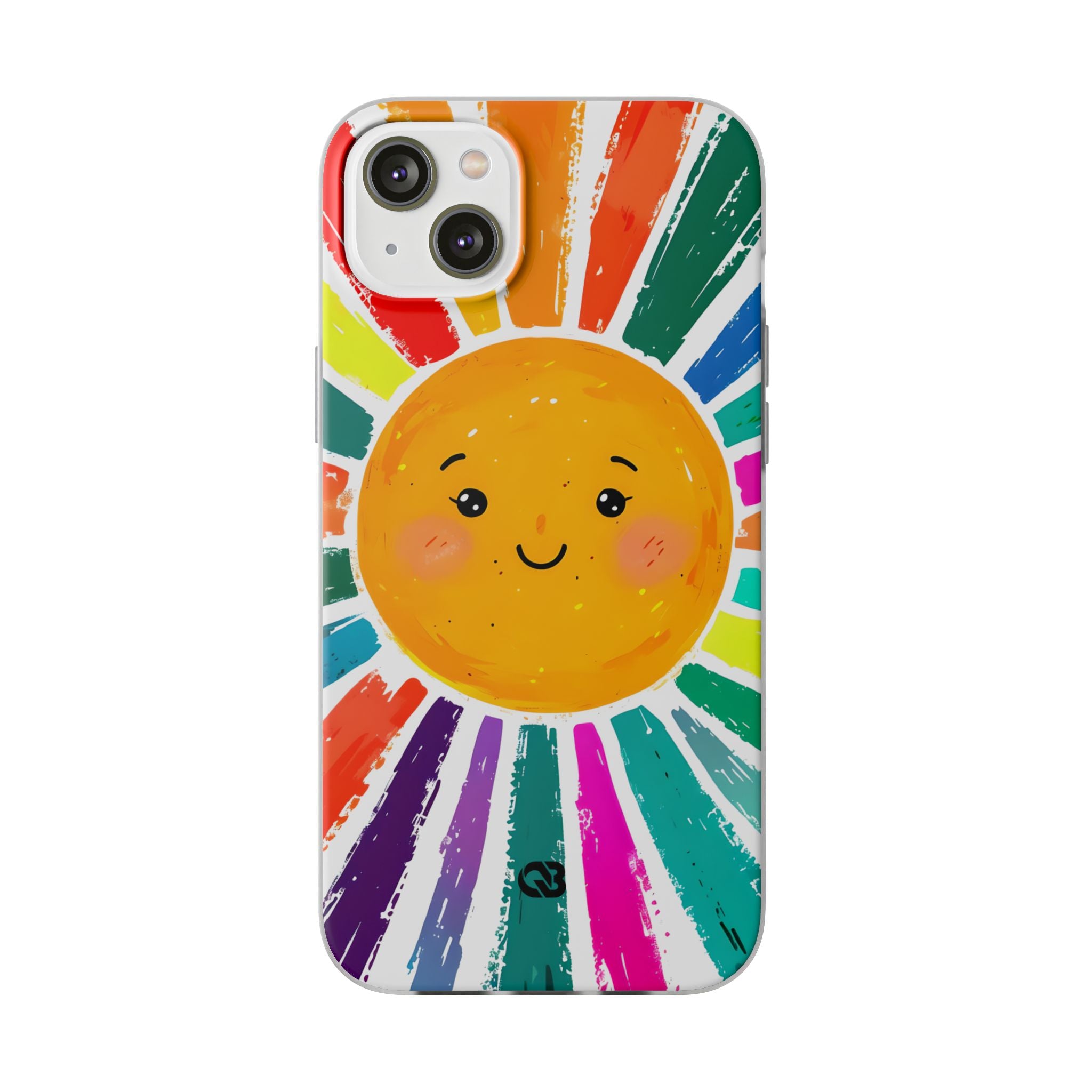 Vibrant Solar Smile · Soft Phone Case for iPhone