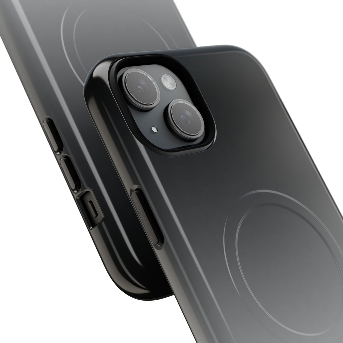 Noir Ombre Fade · Tough 2.0 Magnetic Phone Case for iPhone · Black