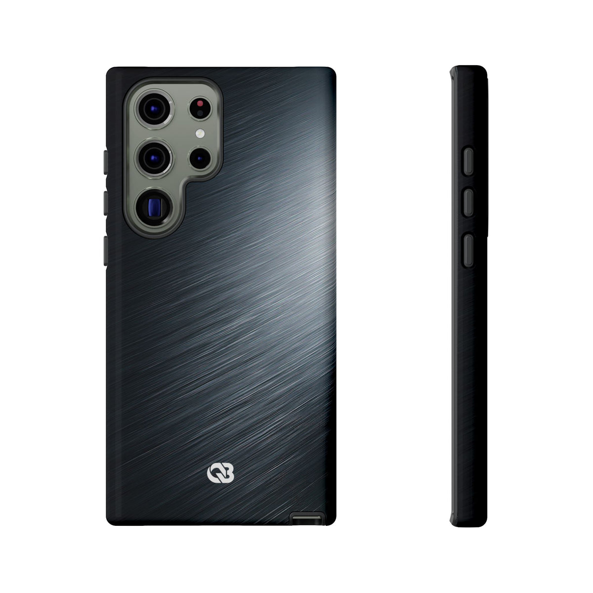 Brushed Obsidian Steel · Tough Phone Case for Samsung · Grey