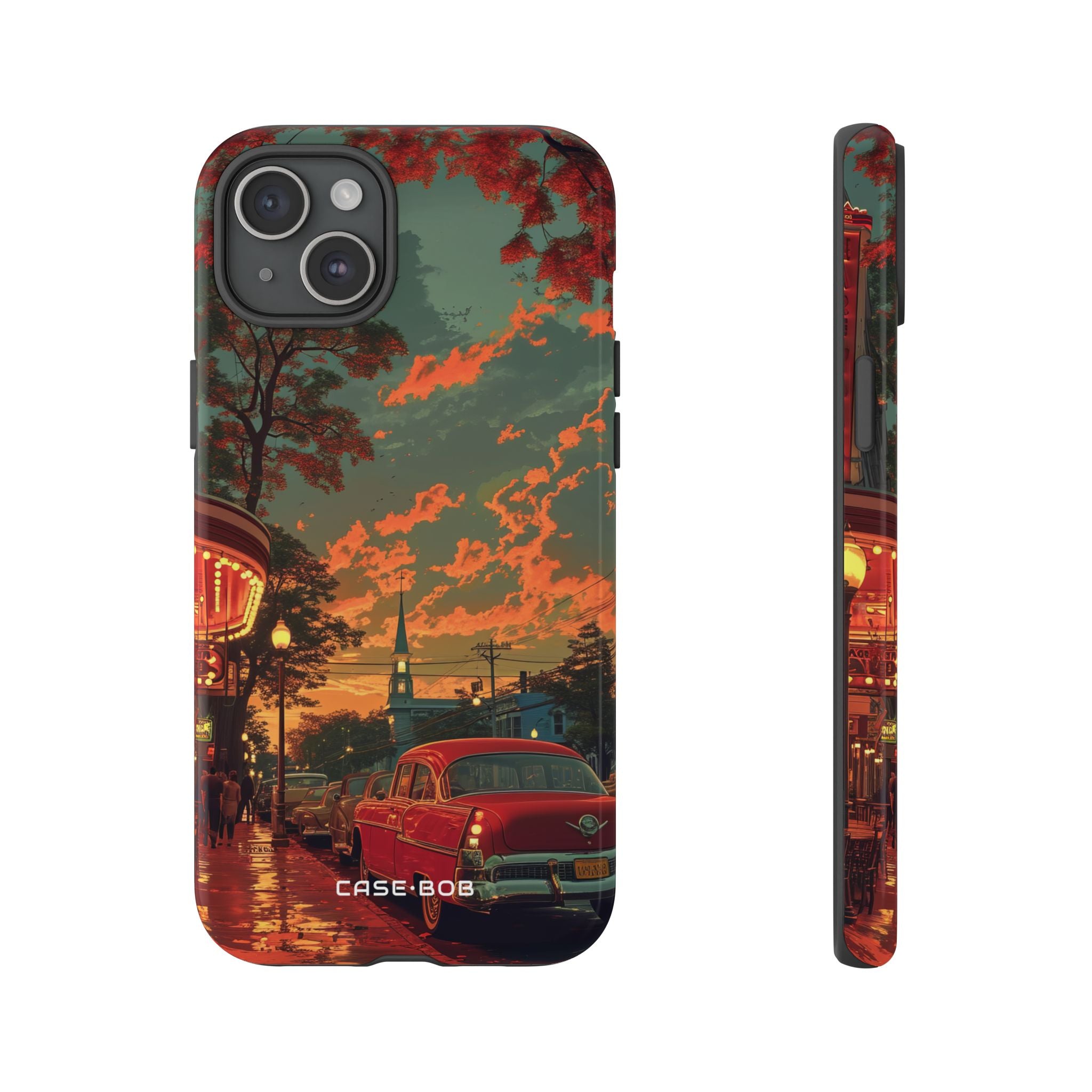 Crimson Classic iPhone 15 Plus Cover - Tough